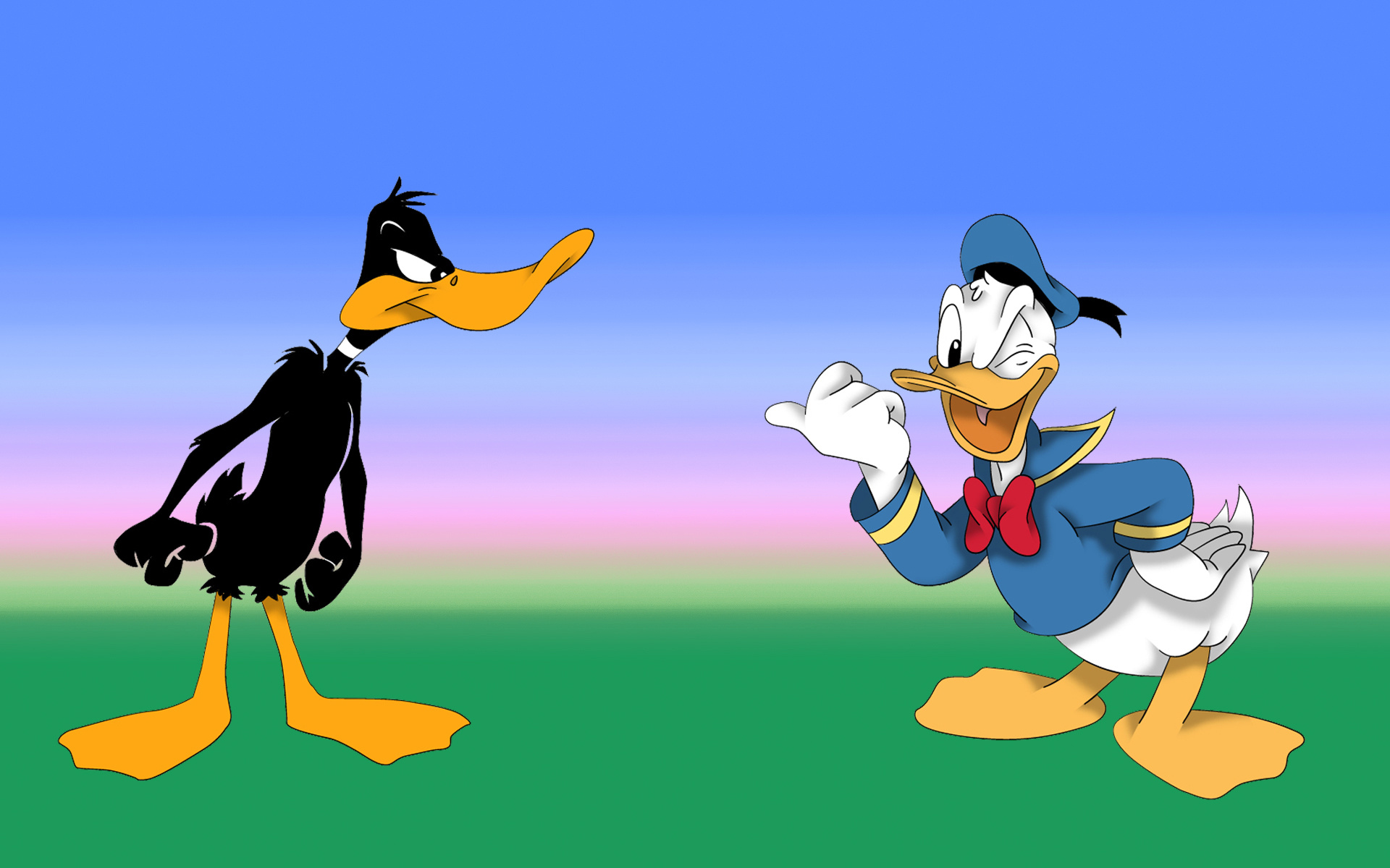 Daffy Duck, Donald Duck, Desktop backgrounds, Spite hostility, 1920x1200 HD Desktop