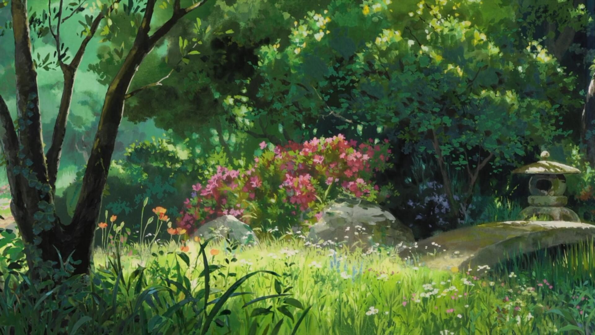 Studio Ghibli: Miyazaki's films are some of the studio most popular and acclaimed works. 1920x1080 Full HD Background.