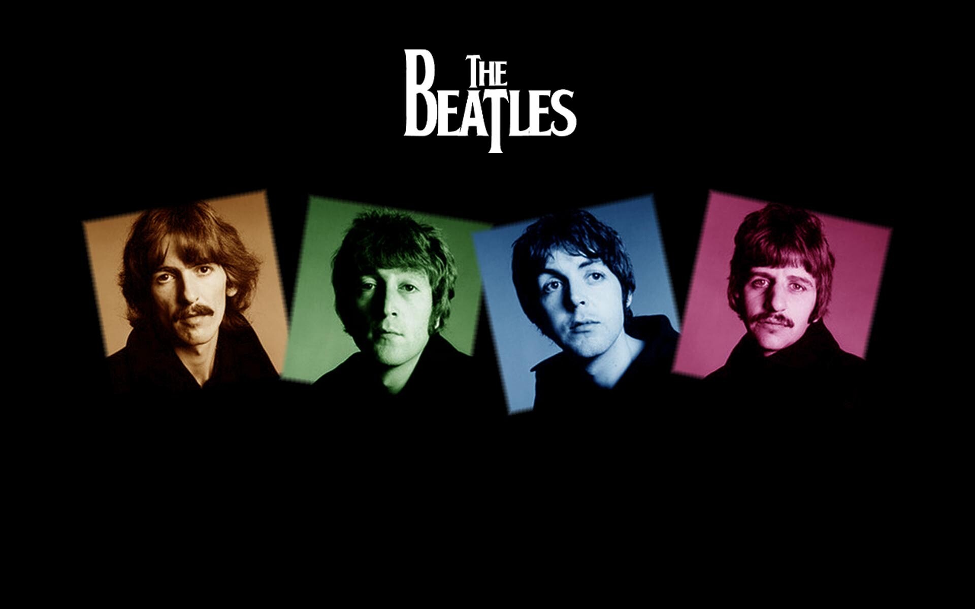 The Beatles: They were inducted into the Rock and Roll Hall of Fame in 1988. 1920x1200 HD Background.
