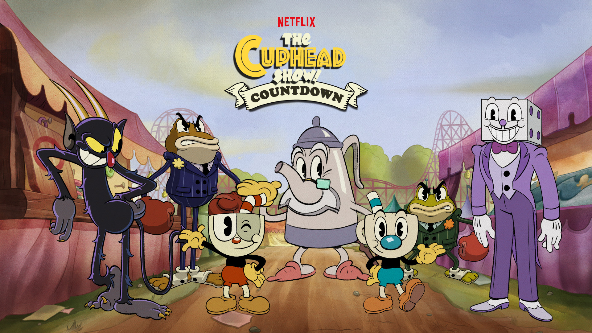 The Cuphead Show!, Animated series, Vivid animation, Challenging gameplay, 1920x1080 Full HD Desktop