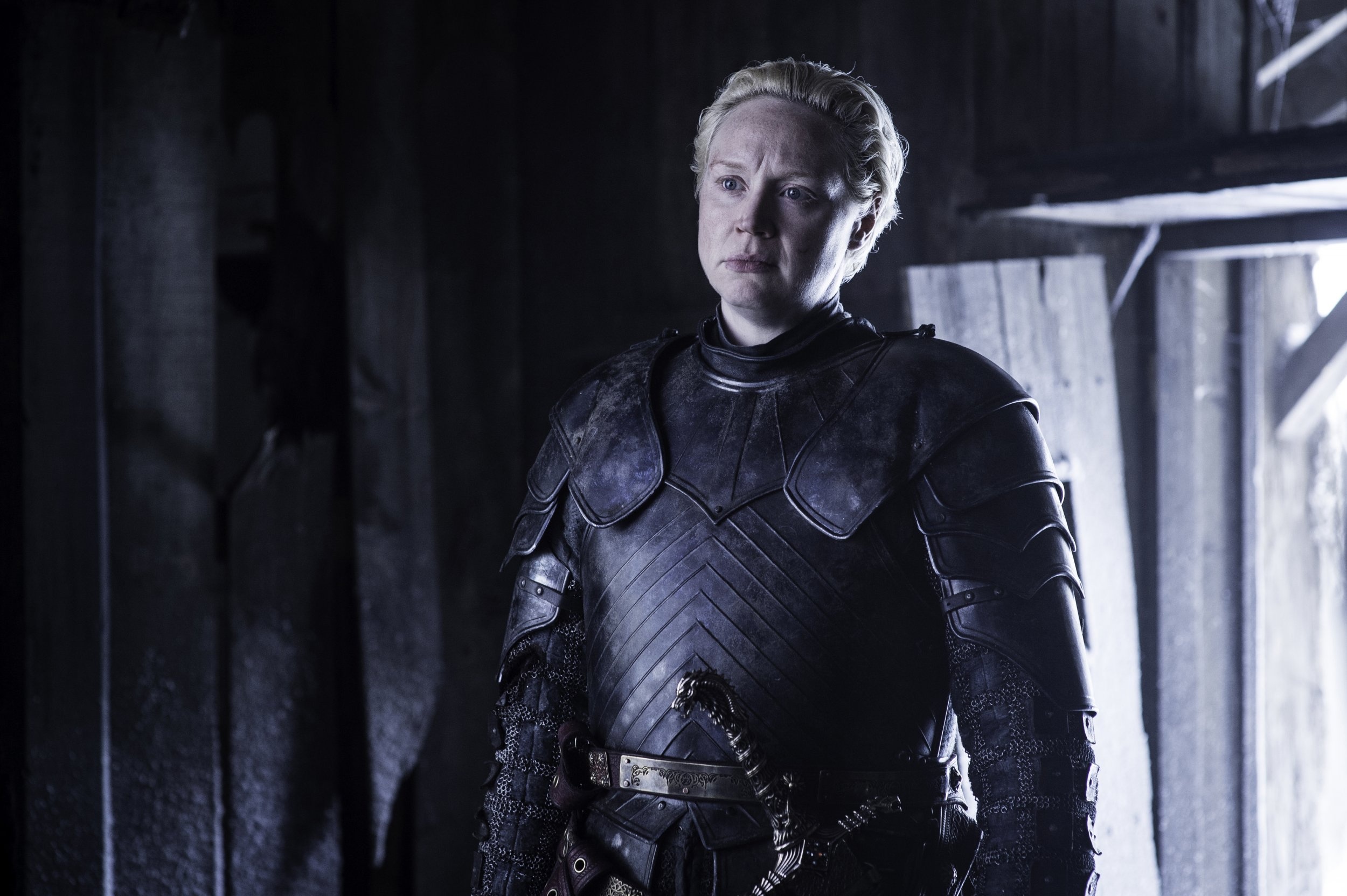 Gwendoline Christie, Game of Thrones season 7, Brienne of Tarth reprisal, HBO's spinoff, 2500x1670 HD Desktop