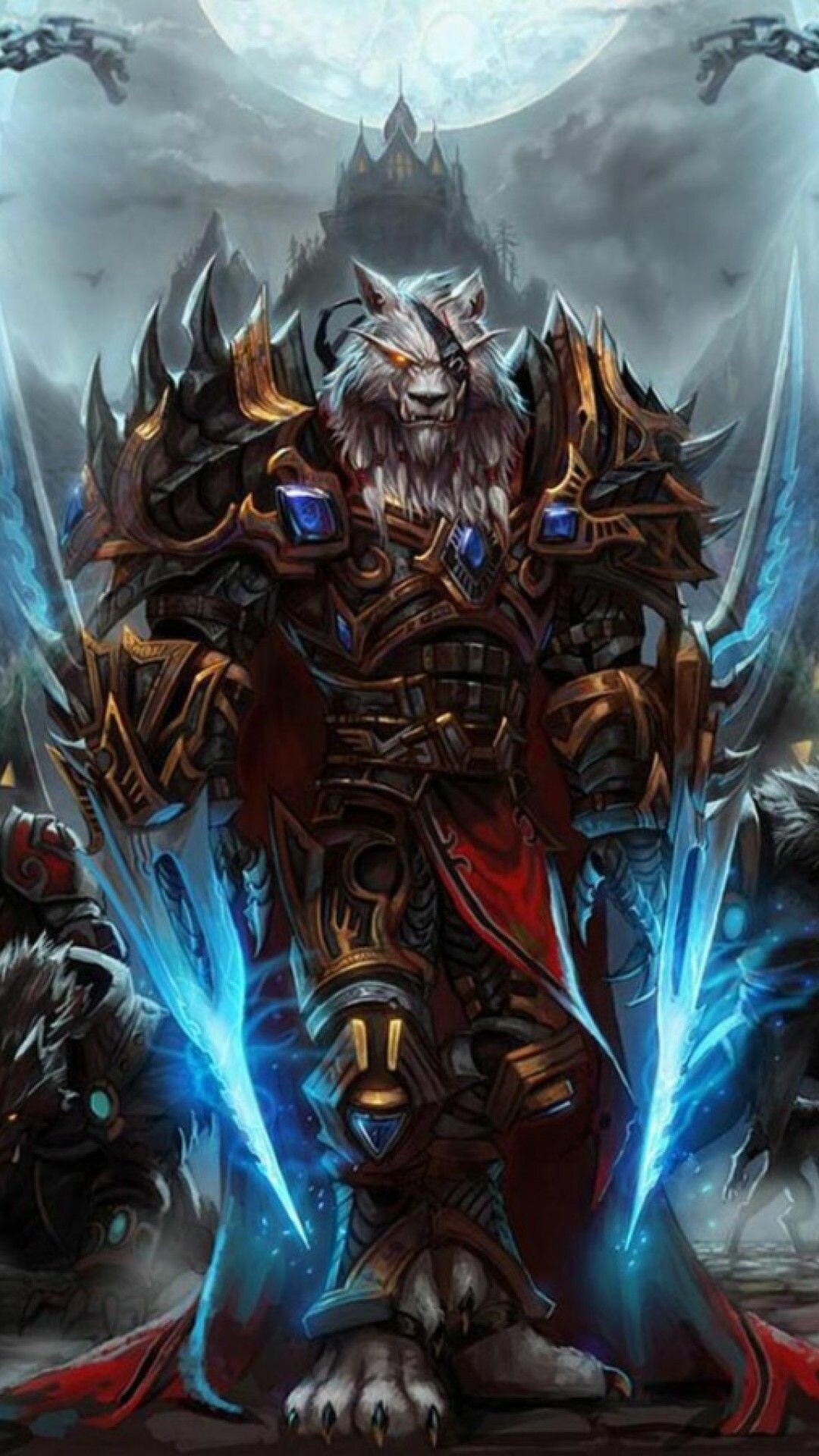 World of Warcraft: MMORPG developed by Blizzard Entertainment and contains multiple expansions. 1080x1920 Full HD Background.