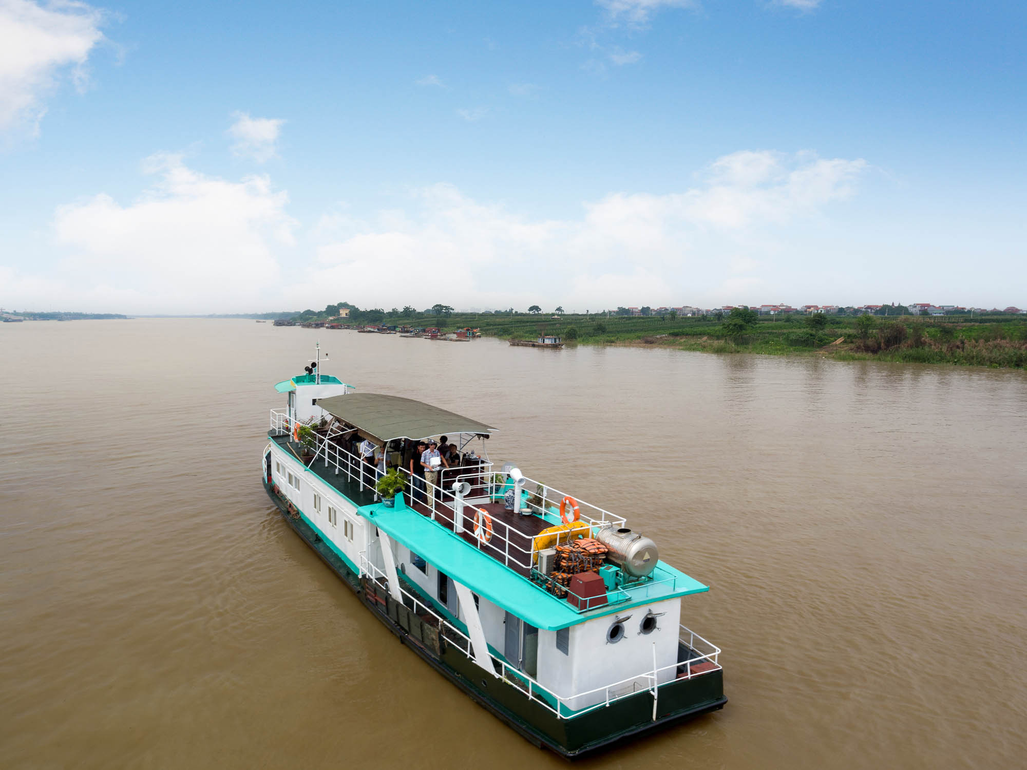 The Hong River, Boat trip, Ha Noi, Red River, 2000x1500 HD Desktop