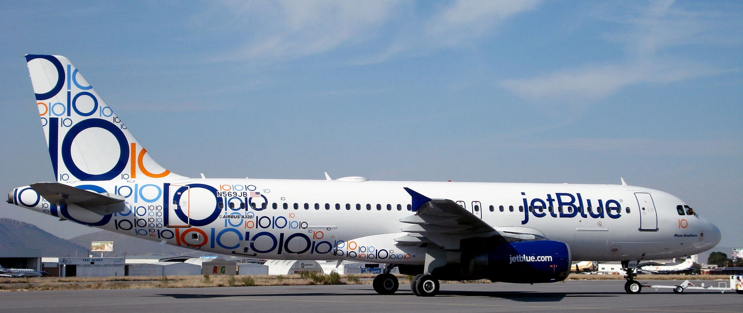JetBlue Airways, Aircraft wallpapers, Dual screen wallpaper, JetBlue background, 2560x1080 Dual Screen Desktop