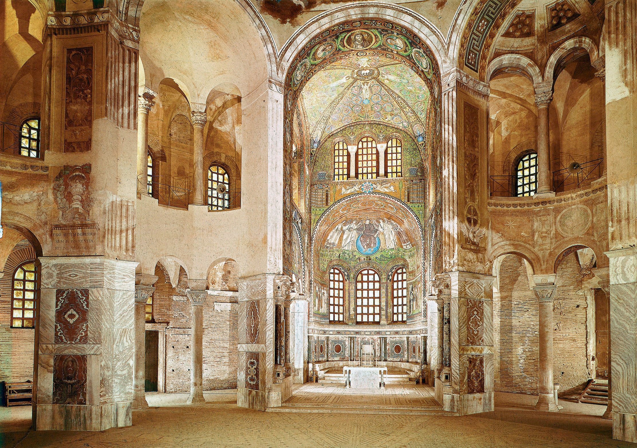 Ravenna, Interior temples, Artistic wallpaper, San Vitale masterpiece, 2230x1570 HD Desktop