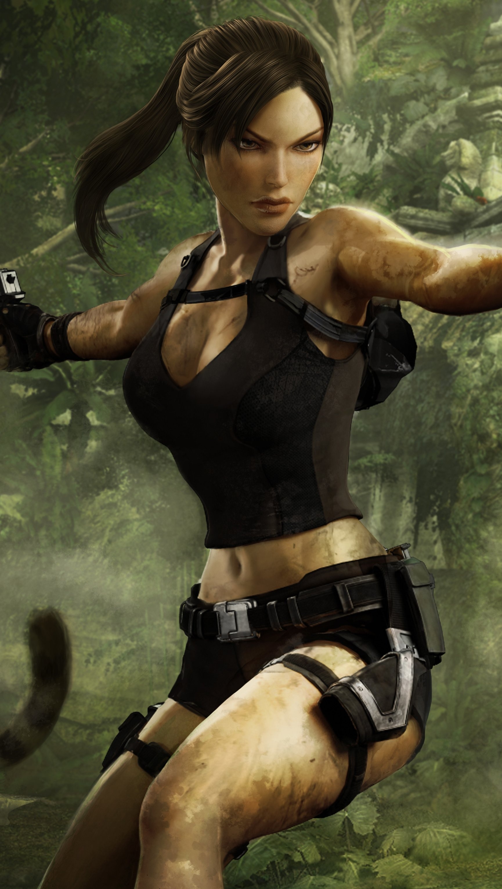 Tomb Raider: Underworld wallpaper, Game scenery, Atmospheric visuals, Game fanart, 1730x3070 HD Phone