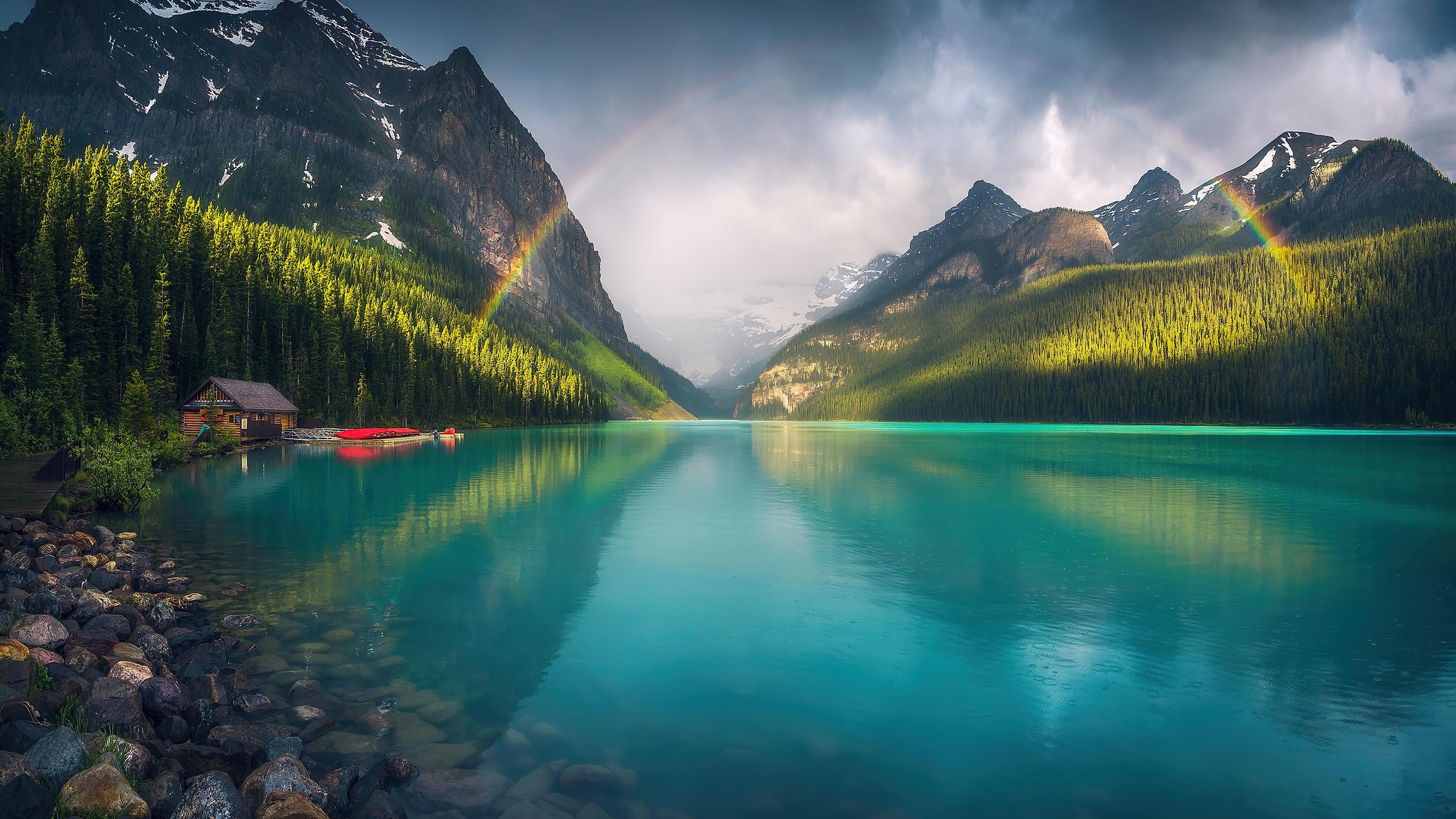 Banff National Park, Scenic wallpapers, Canada's gem, Nature's paradise, 3840x2160 4K Desktop