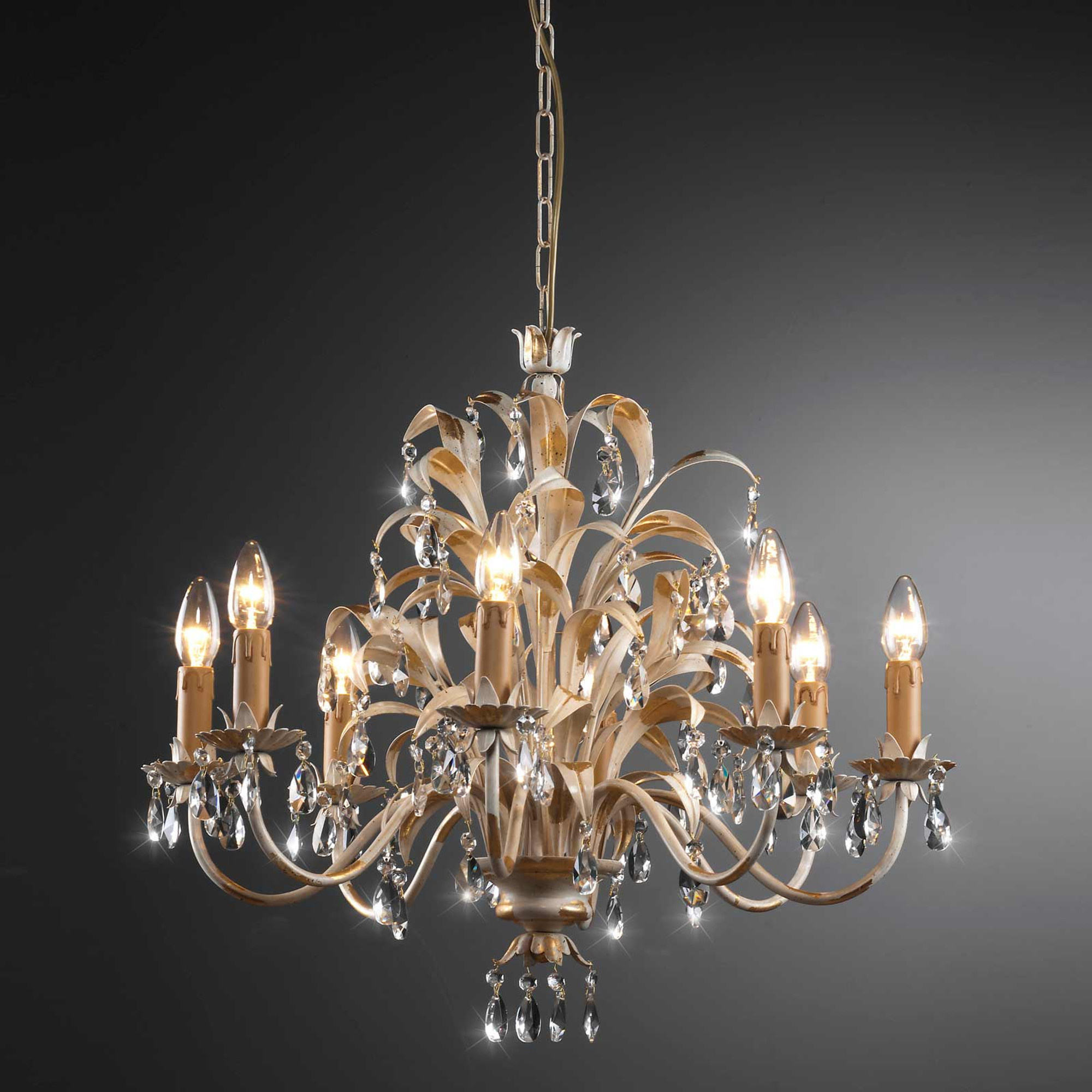 Ferro Luce chandelier, Candelabra style, Italian craftsmanship, Unique lighting fixture, 2000x2000 HD Phone
