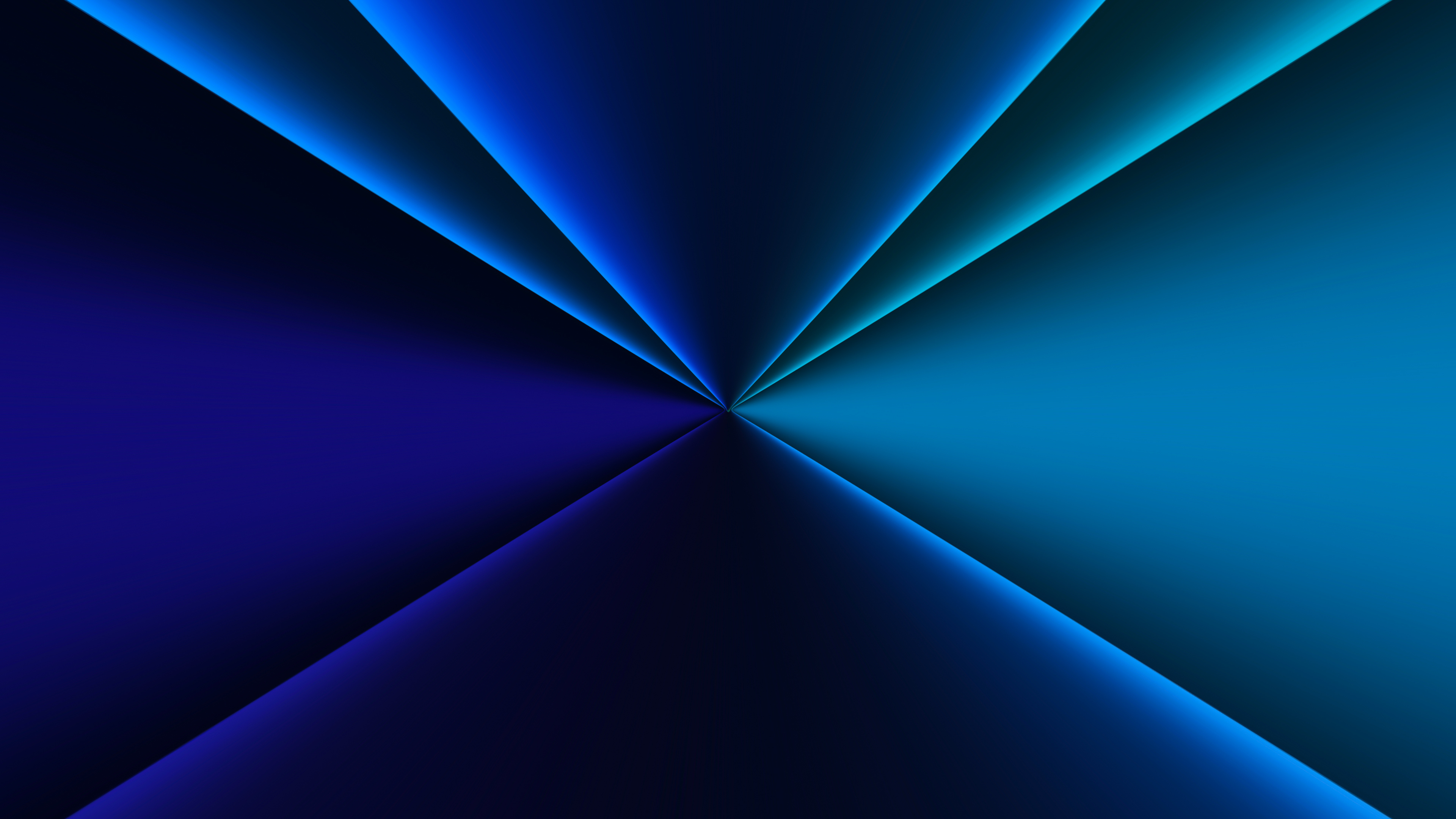Dark light formation, Shades of blue, Digital abstraction, Unique patterns, Visual intensity, 3840x2160 4K Desktop