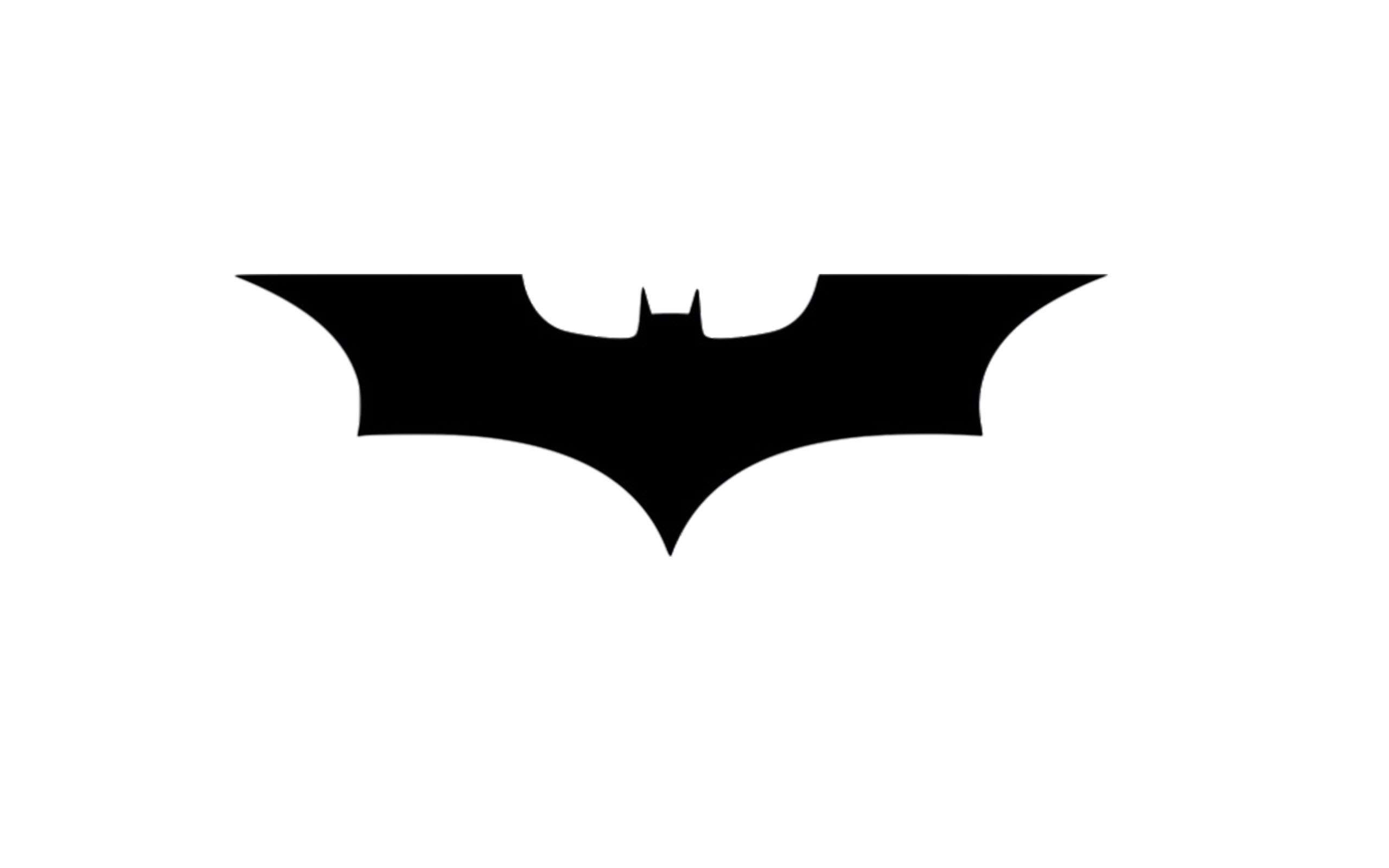 Batman Sign, Batman movies, Black and white art, Graphic design, 2560x1600 HD Desktop