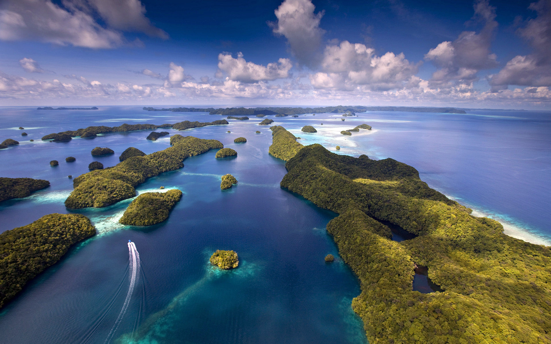 Micronesia, Republic of Palau, Island paradise, Pacific archipelago, 1920x1200 HD Desktop