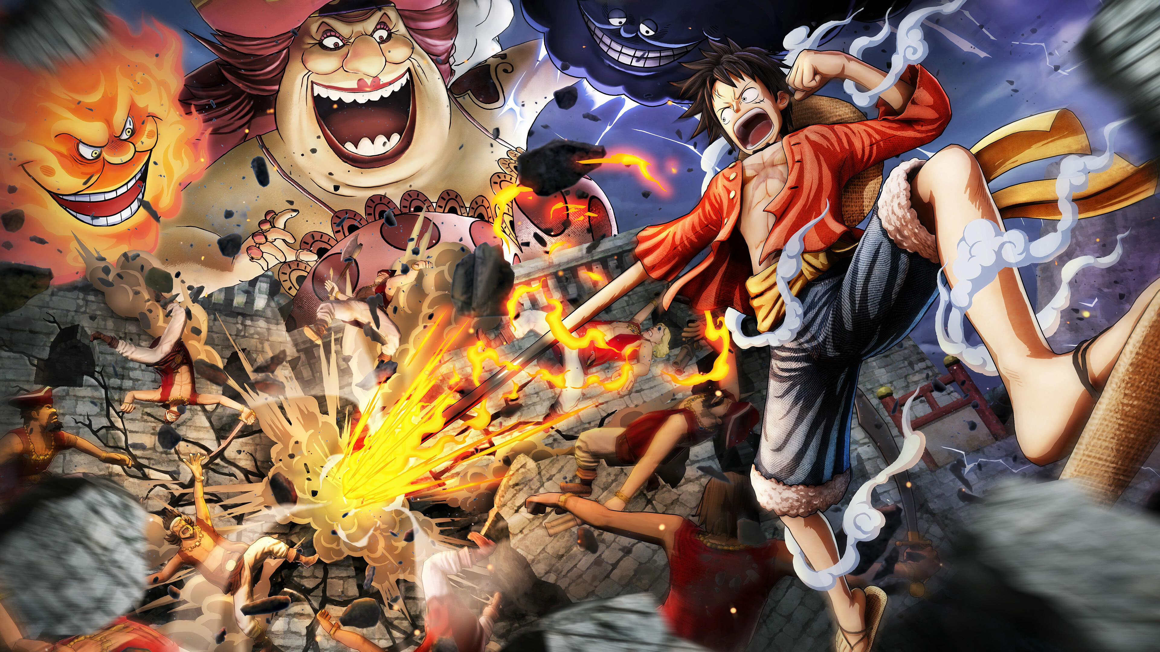 One Piece Pirate Warriors, UHD wallpaper, Epic battles, Adventure awaits, 3840x2160 4K Desktop