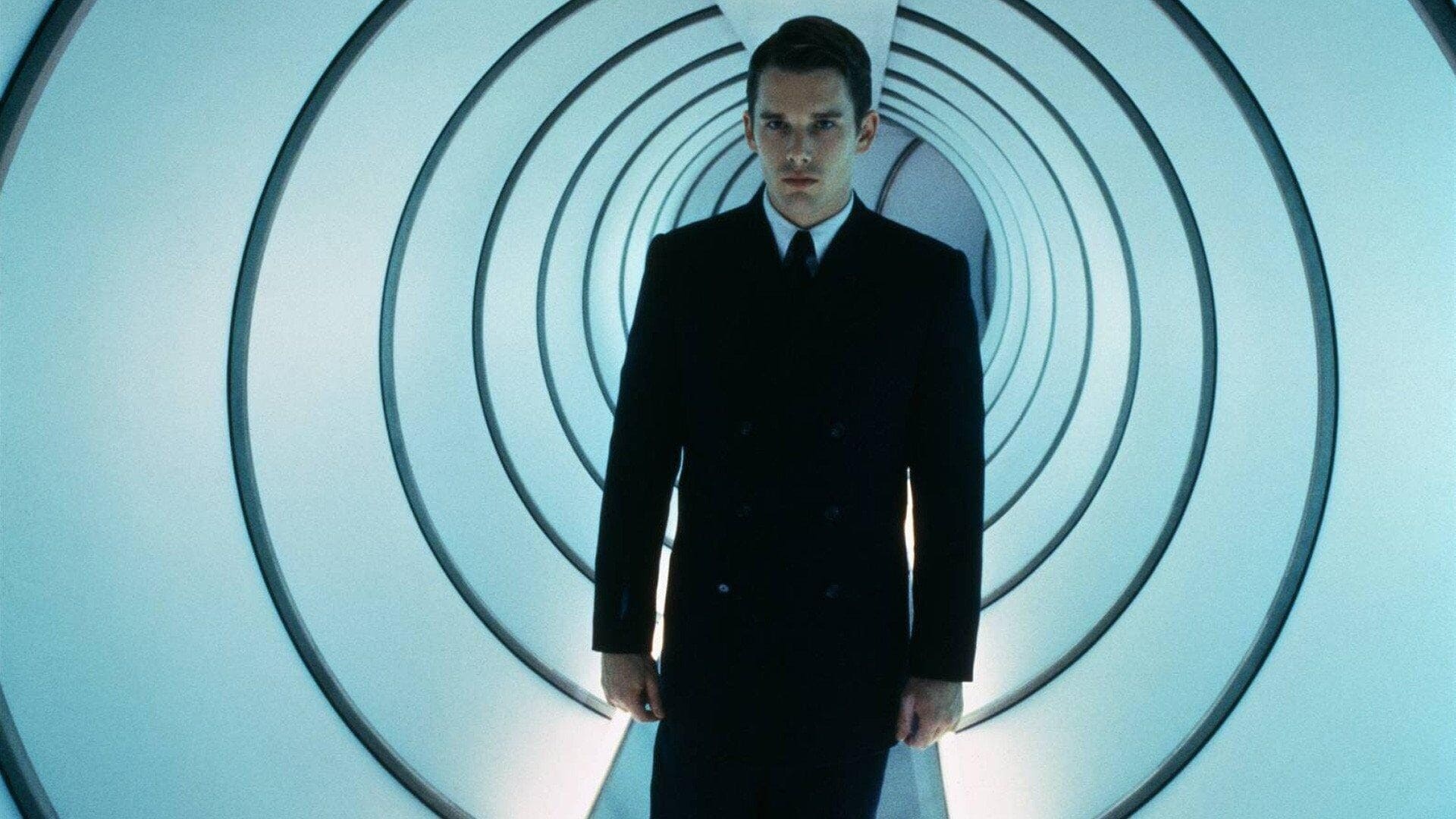 Gattaca: The film centers on Vincent Freeman, who was conceived outside the eugenics program. 1920x1080 Full HD Background.