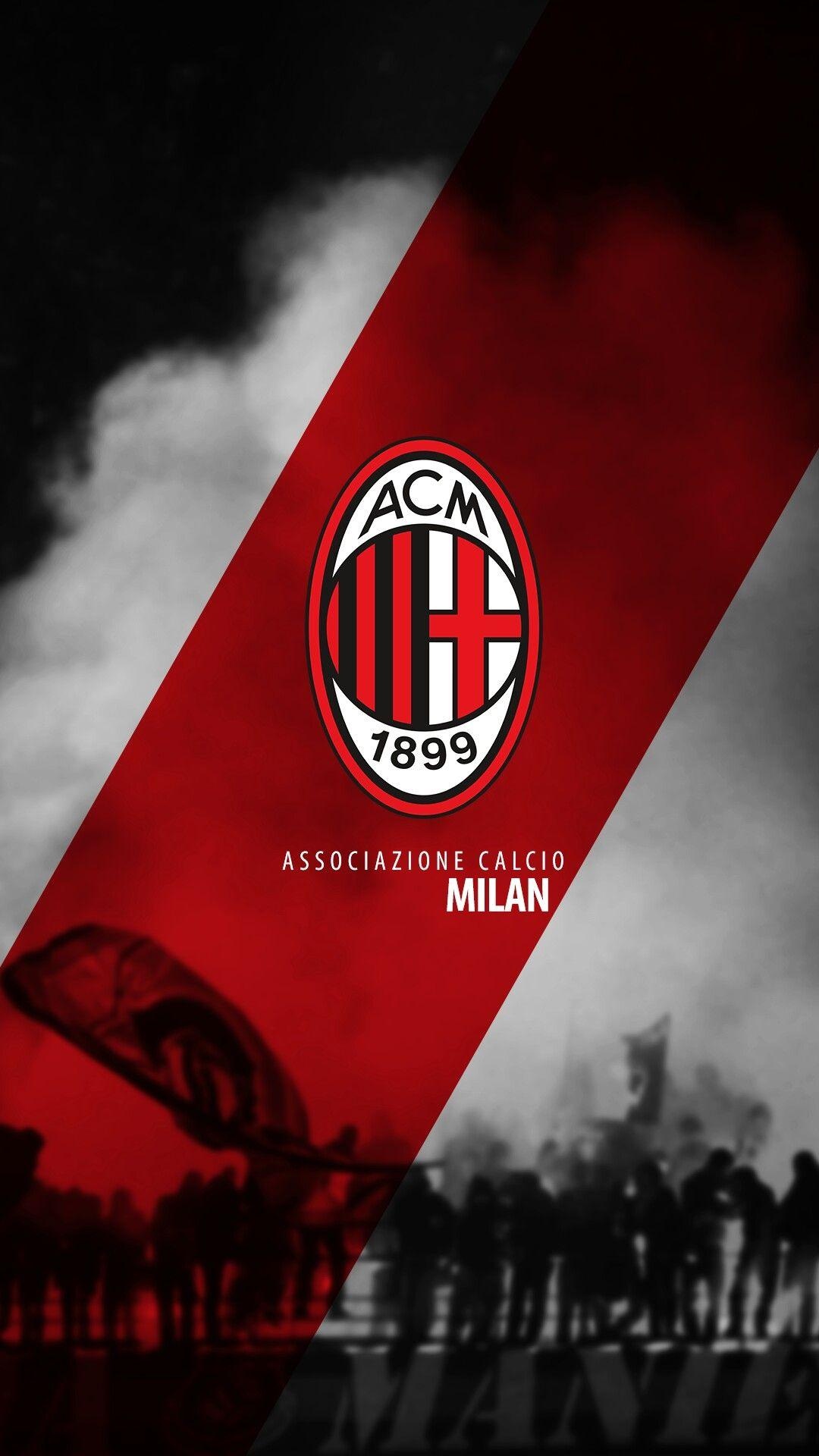 AC Milan, iPhone wallpapers, Football fandom, Team support, 1080x1920 Full HD Phone
