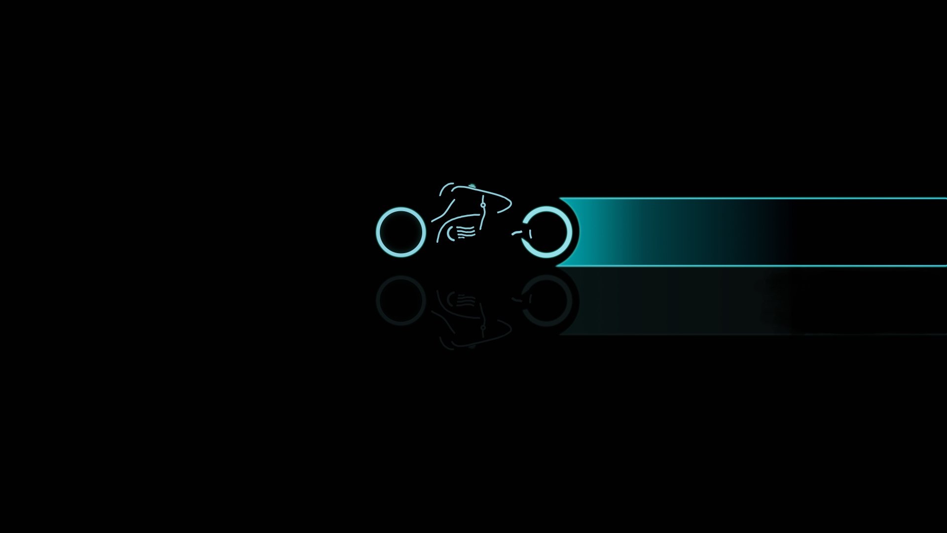 Tron (Movie): Light cycles made a return, with new designs by Daniel Simon. 1920x1080 Full HD Background.