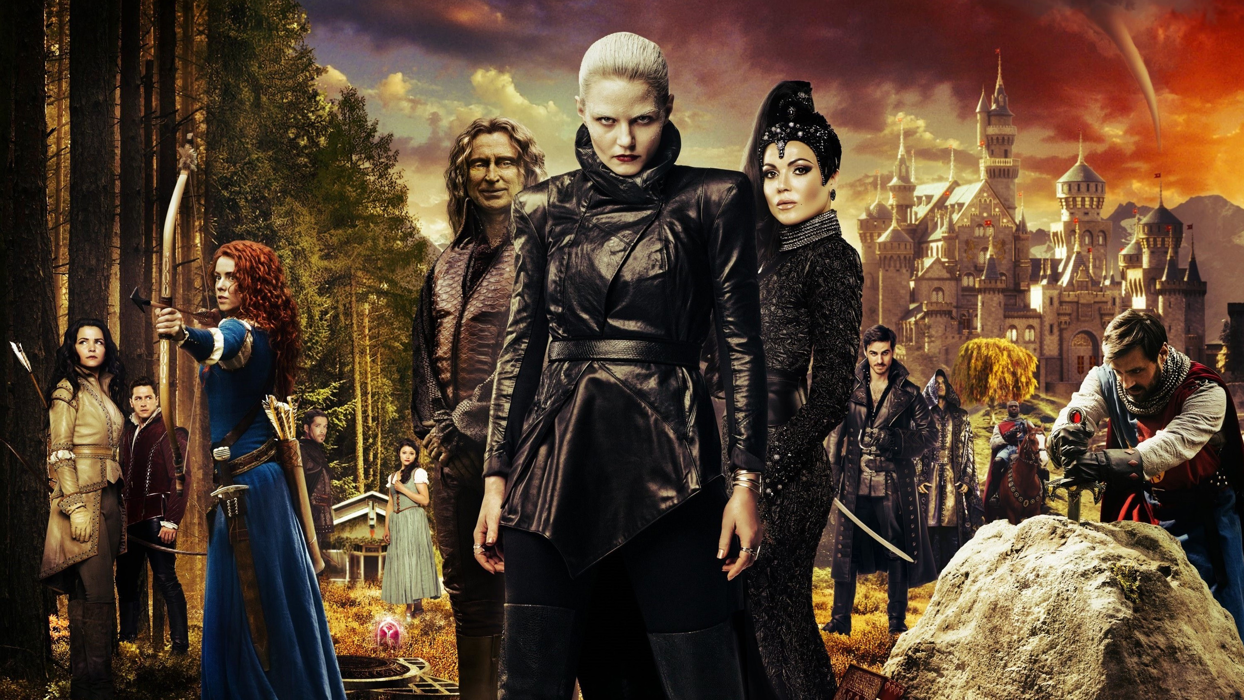 Once Upon a Time, Season 5 wallpapers, High-definition visuals, Captivating scenes, 2560x1440 HD Desktop