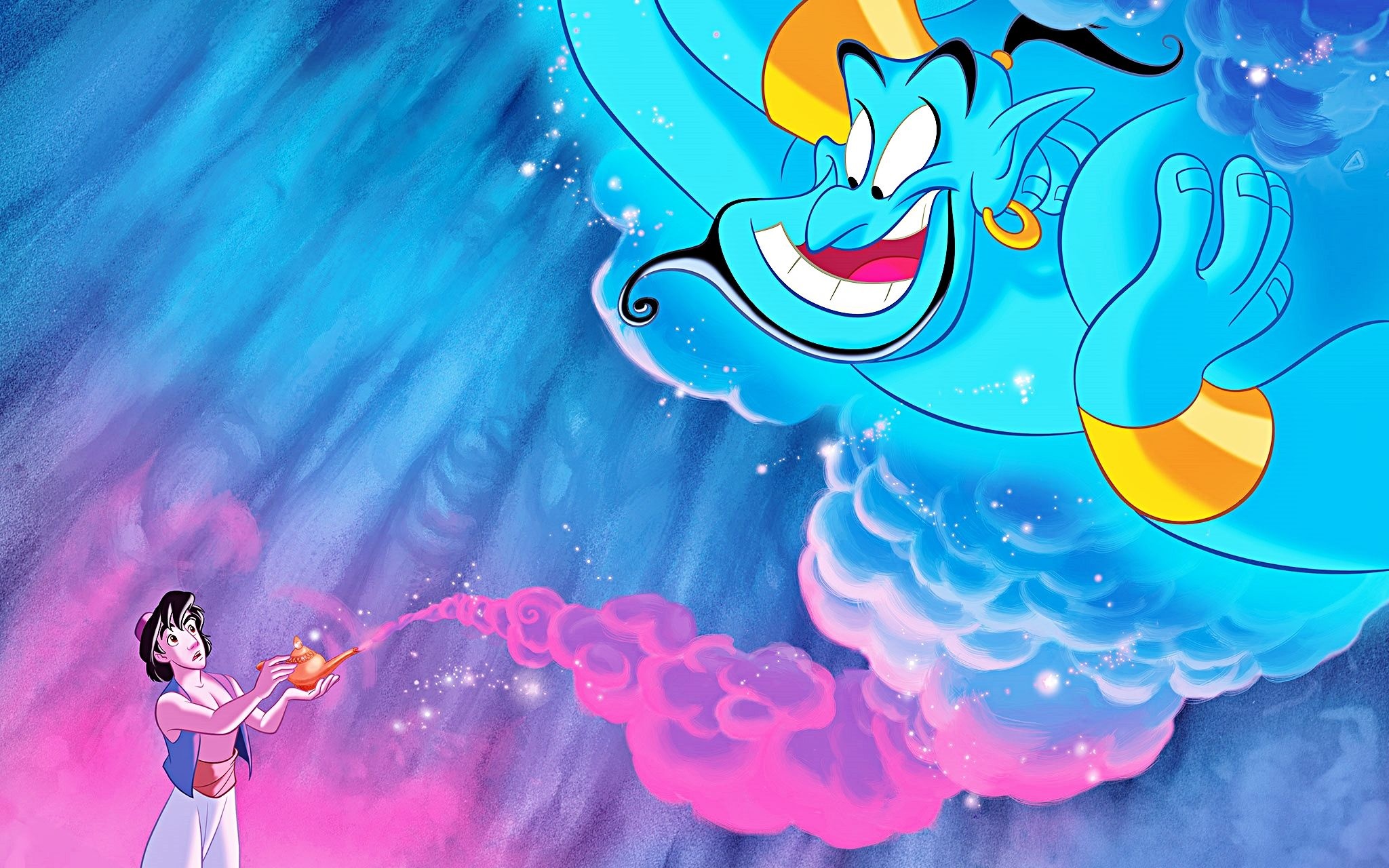 Genie, Top free genie backgrounds, Disney, Animation, 2050x1280 HD Desktop