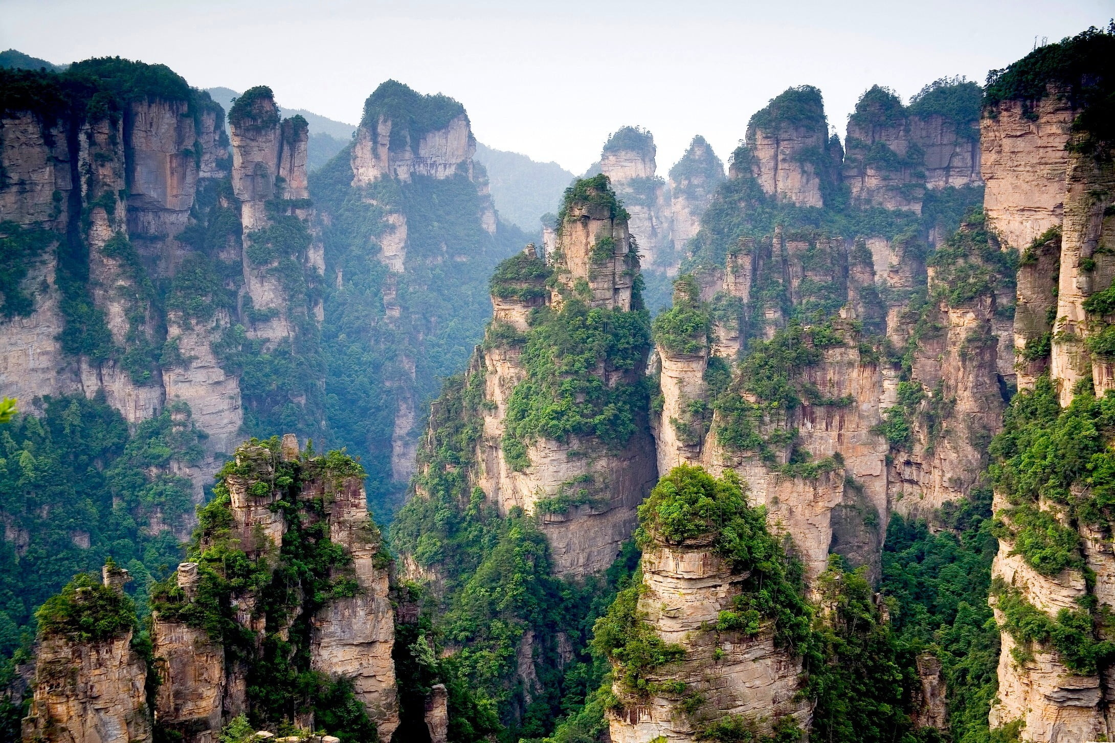 Wulingyuan National Park, China's nature, Majestic landscapes, HD wallpaper, 2180x1460 HD Desktop