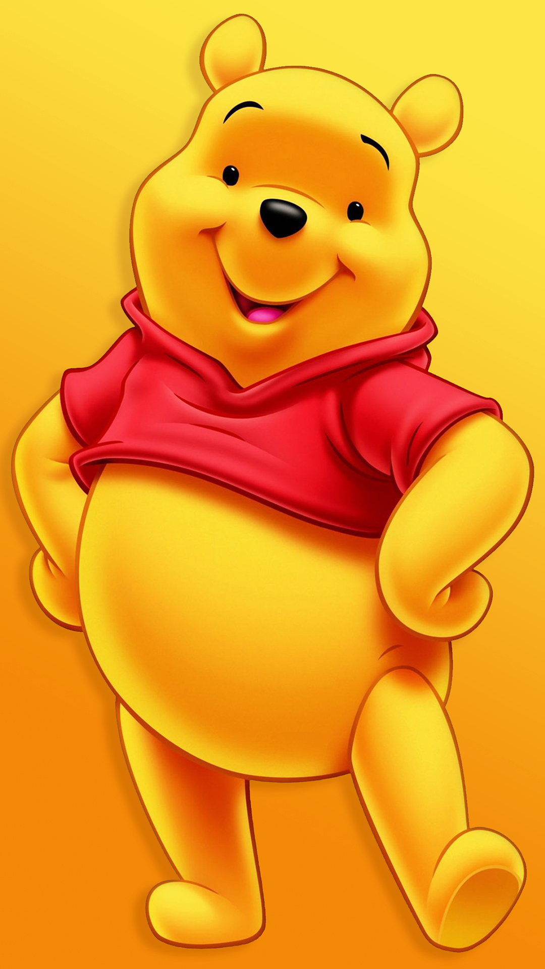 Winnie the Pooh Animation, iPhone Background, HD, Spring, 1080x1920 Full HD Handy