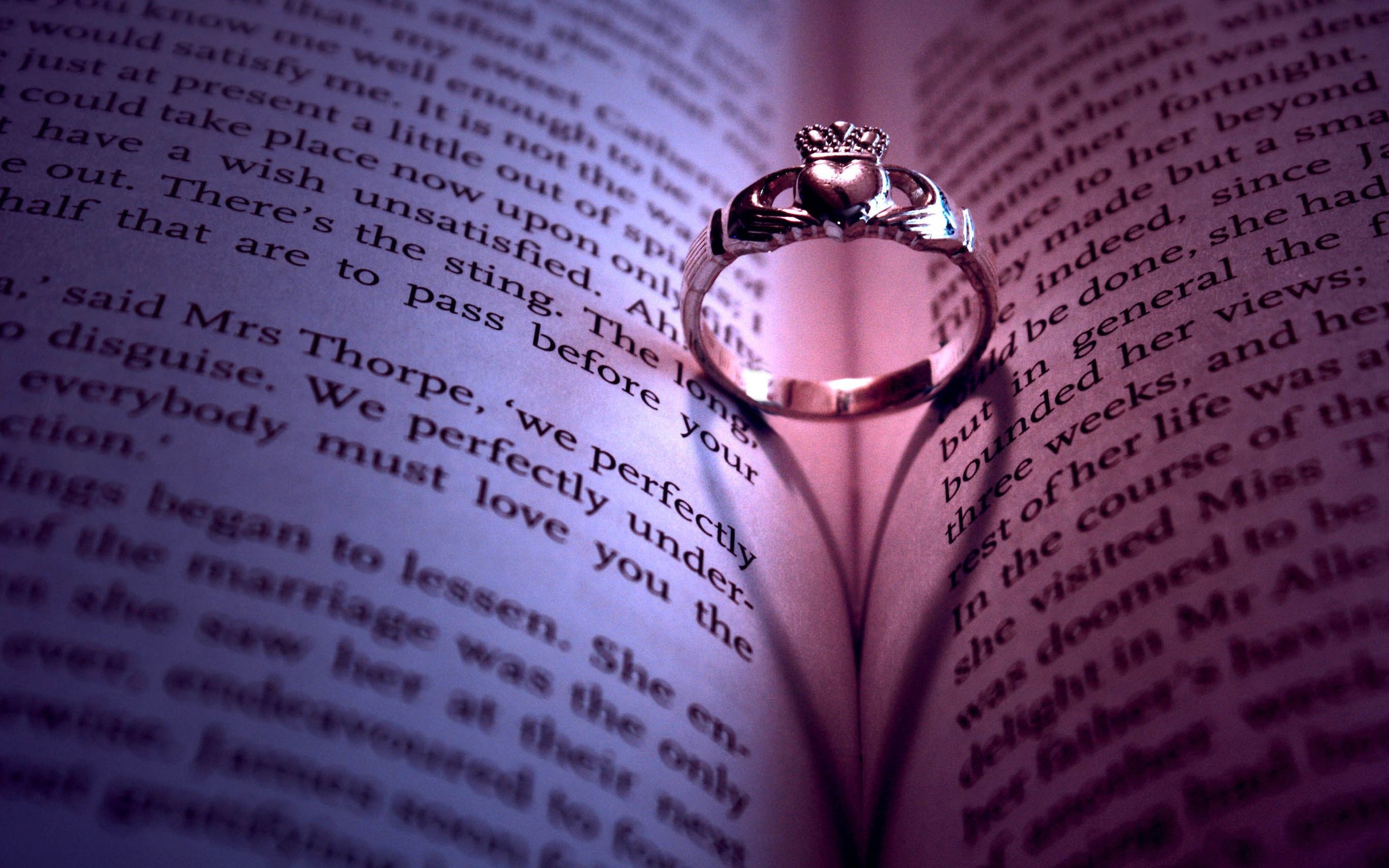 Ring, Irish Claddagh ring, Love symbol, Heartwarming tradition, 2560x1600 HD Desktop