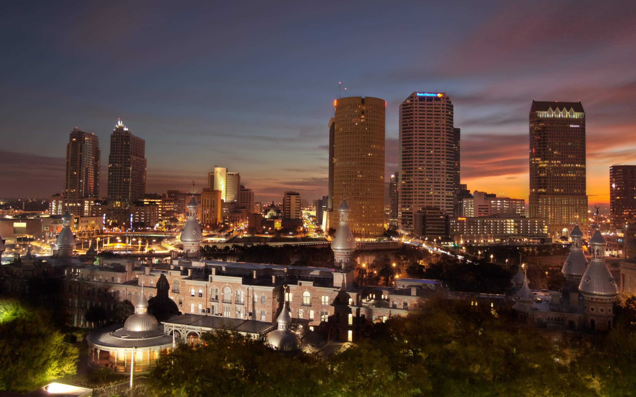 Tampa skyline, Best wallpapers, Sarah Thompson, Stunning visuals, 2560x1600 HD Desktop