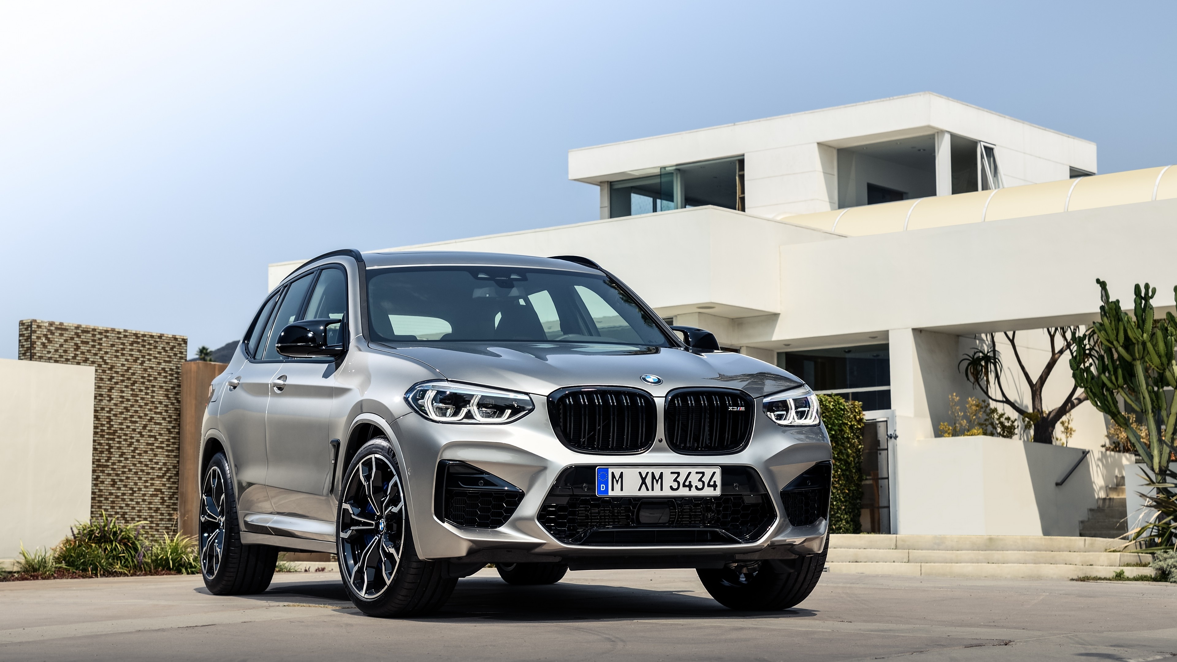 BMW X3, M competition model, Striking design, Exhilarating performance, 3840x2160 4K Desktop