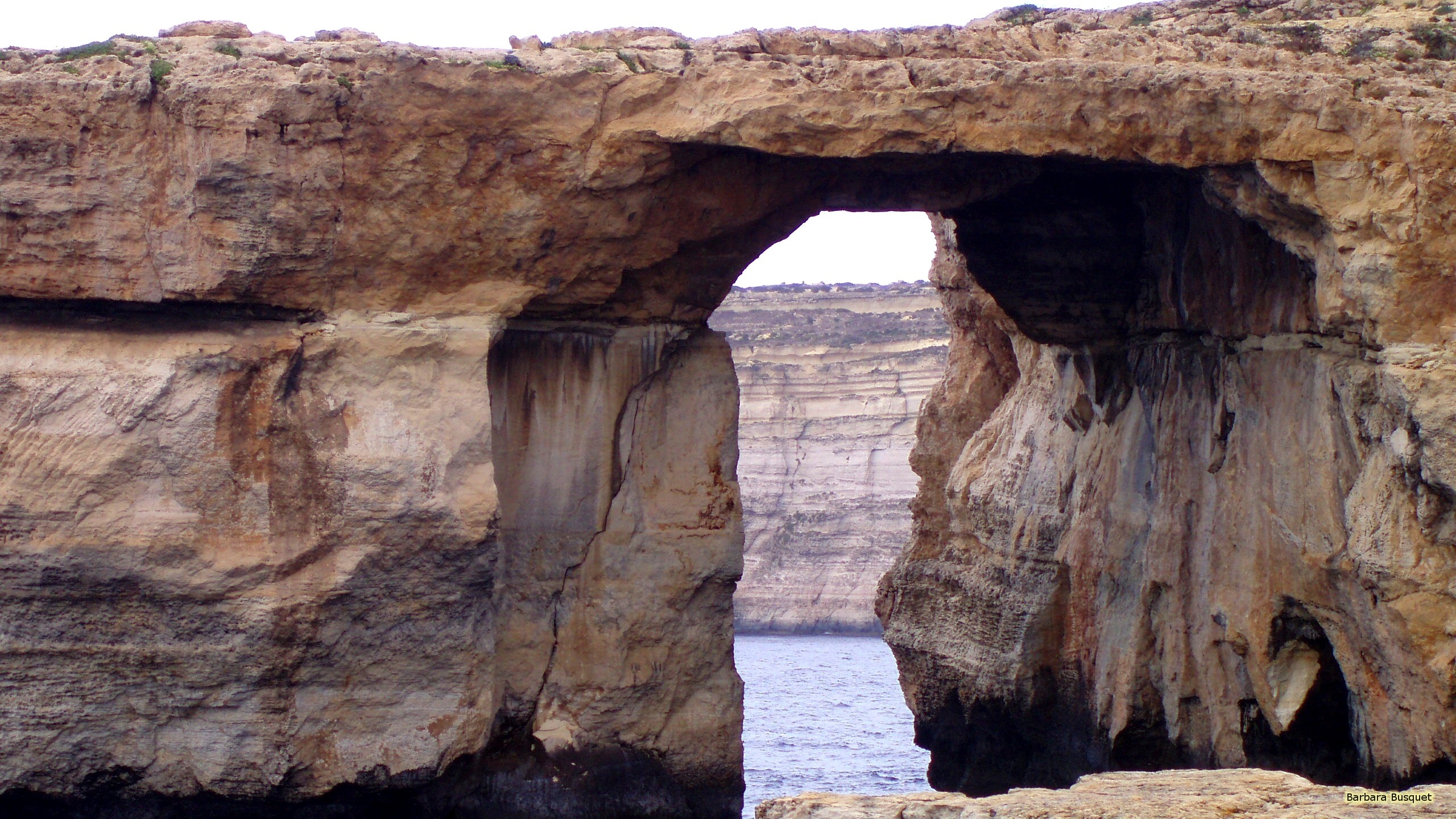 Gozo Island, Azure window, Malta, Barbaras, 2560x1440 HD Desktop