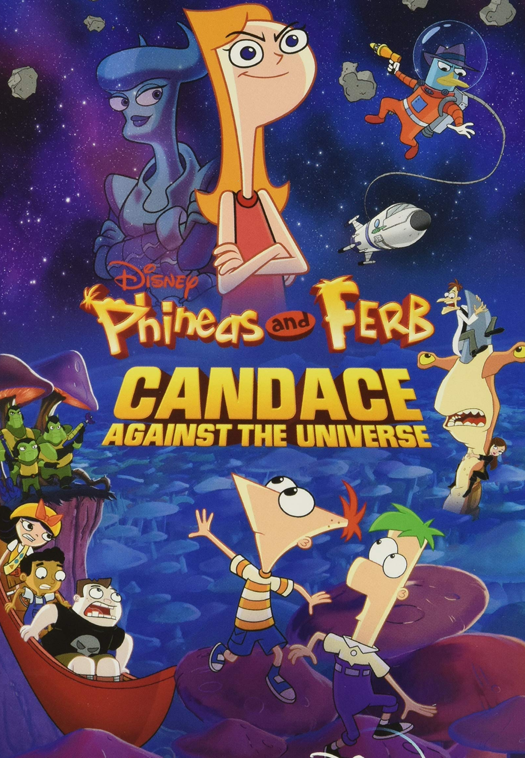 Phineas and Ferb Movie, Candace's adventure, Disney storybook art, Magical journey, 1780x2560 HD Phone