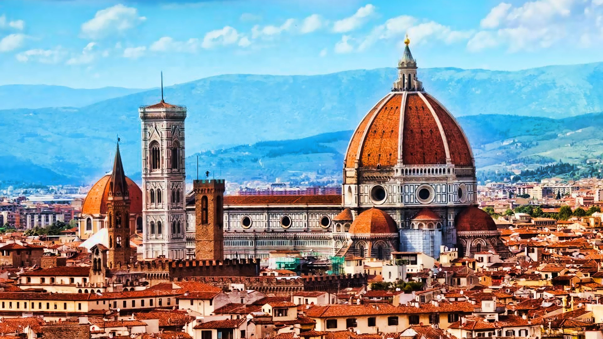 Florence Cathedral, Florence wallpaper, Italian charm, Visual delight, 1920x1080 Full HD Desktop