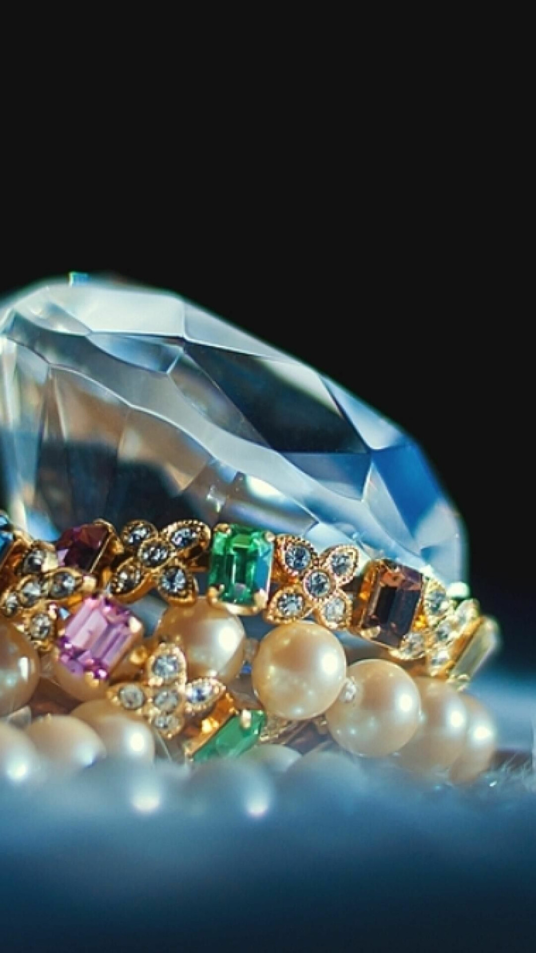 Jewels: Gemstone, Rare minerals, A piece of mineral crystal. 1080x1920 Full HD Wallpaper.