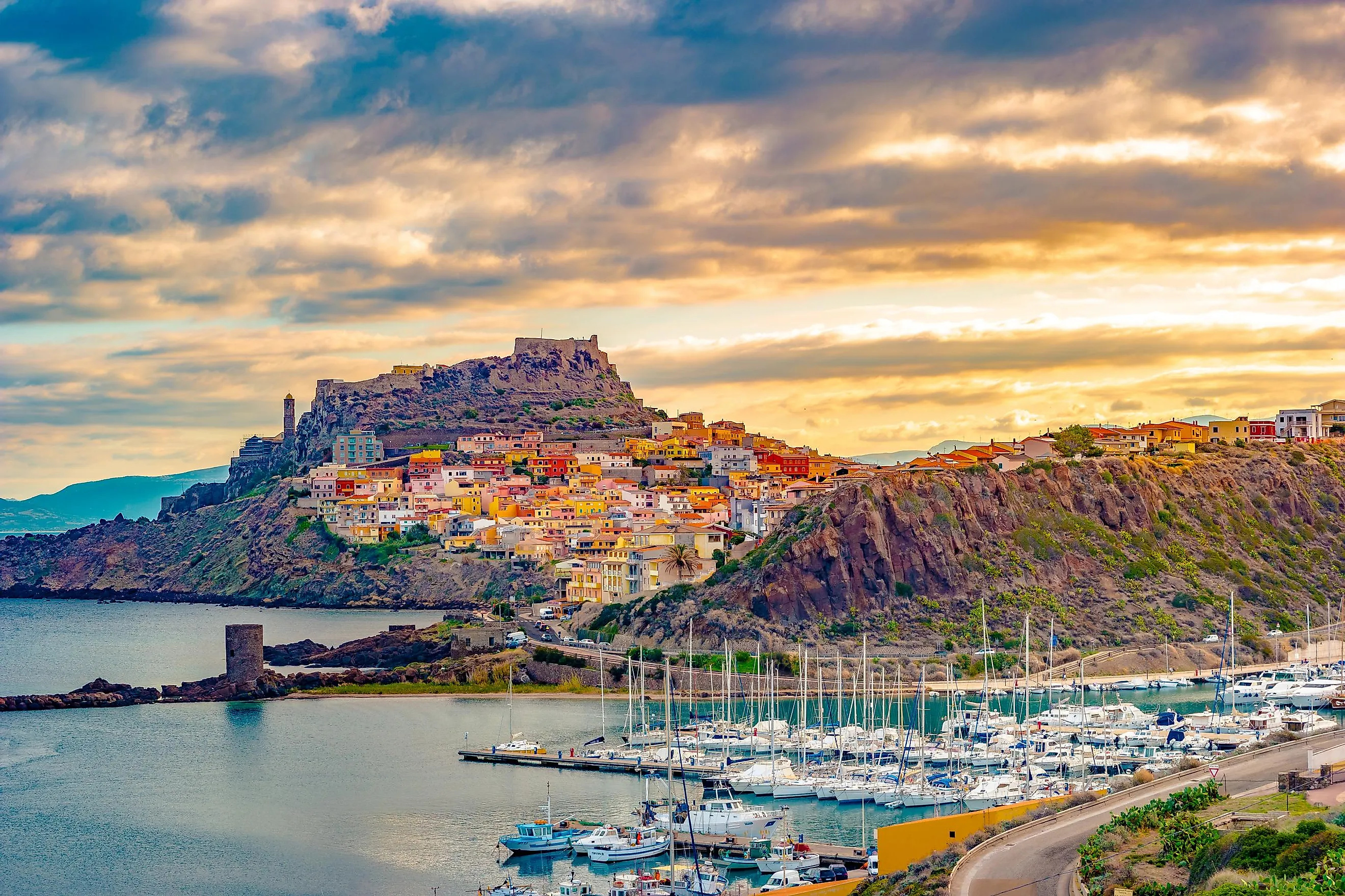 Sardinia, Worldatlas, Island, Italy, 2640x1760 HD Desktop