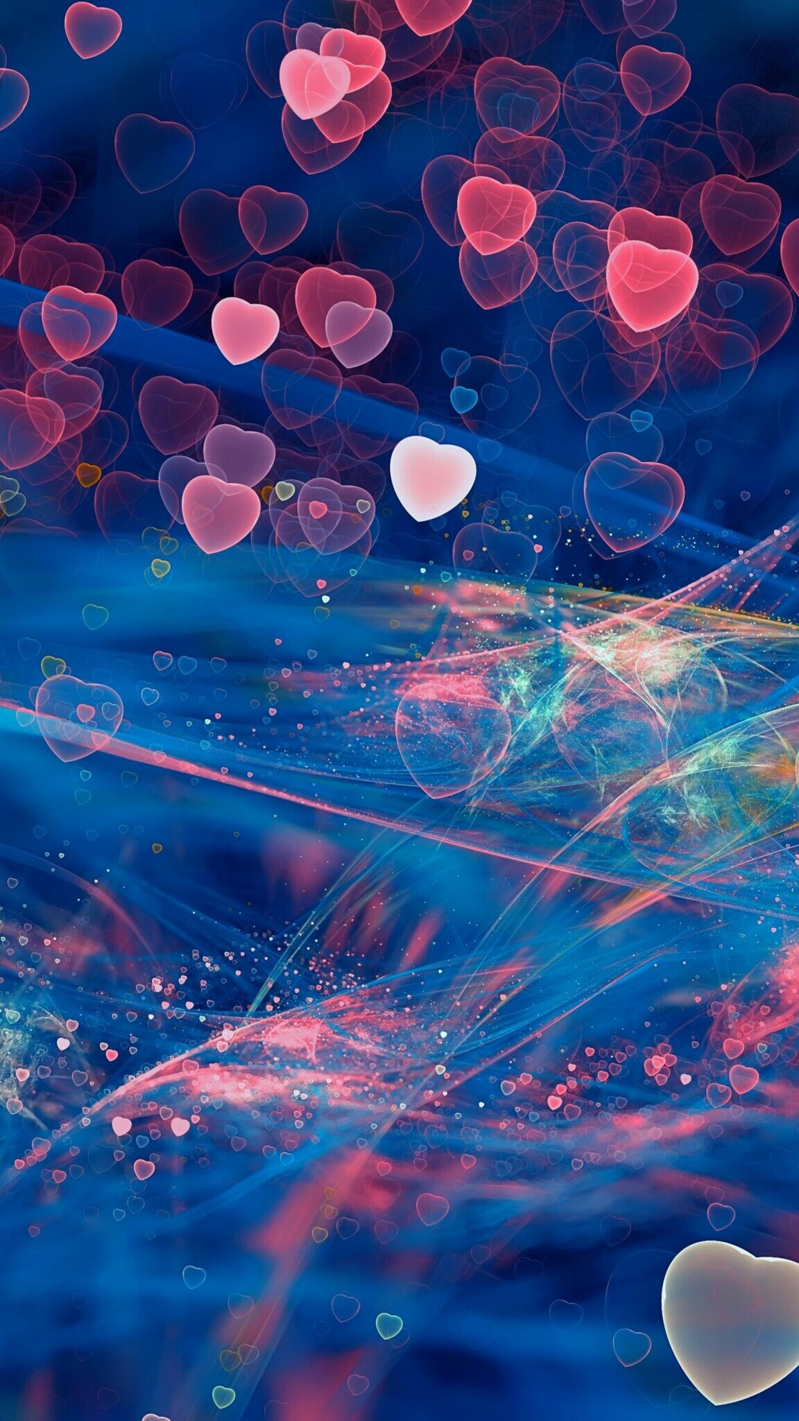 Heart: Used to represent the center of emotion, including affection and love, especially romantic love. 1160x2050 HD Wallpaper.