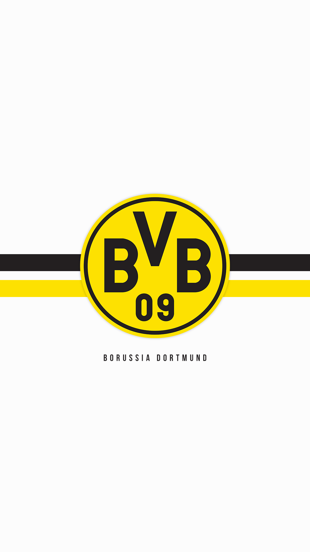 Borussia Dortmund: European soccer, A German football club. 1080x1920 Full HD Background.