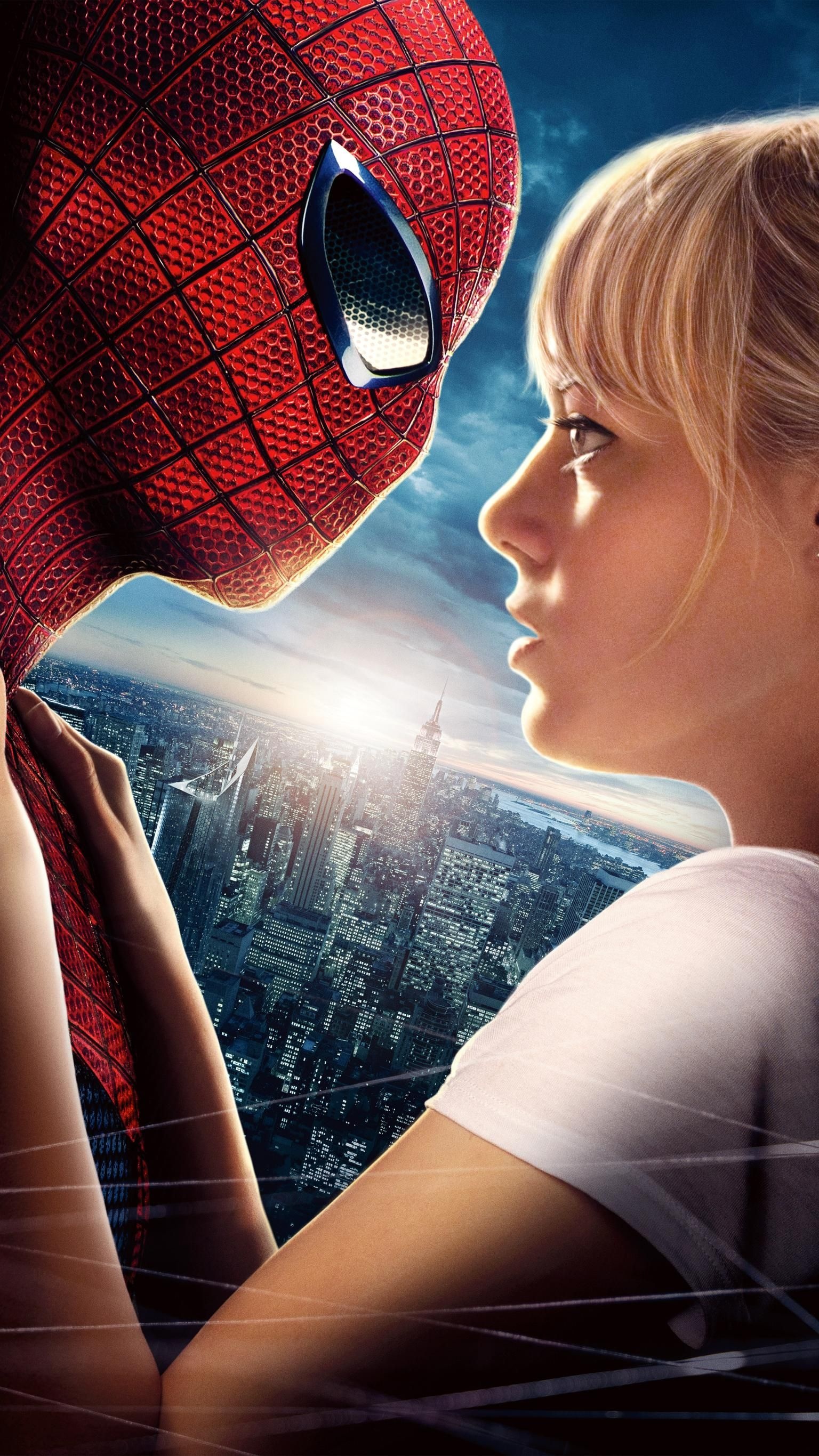 Amazing Spider-Man 2012, Phone wallpaper, Cinematic artwork, Marvel superhero, 1540x2740 HD Phone