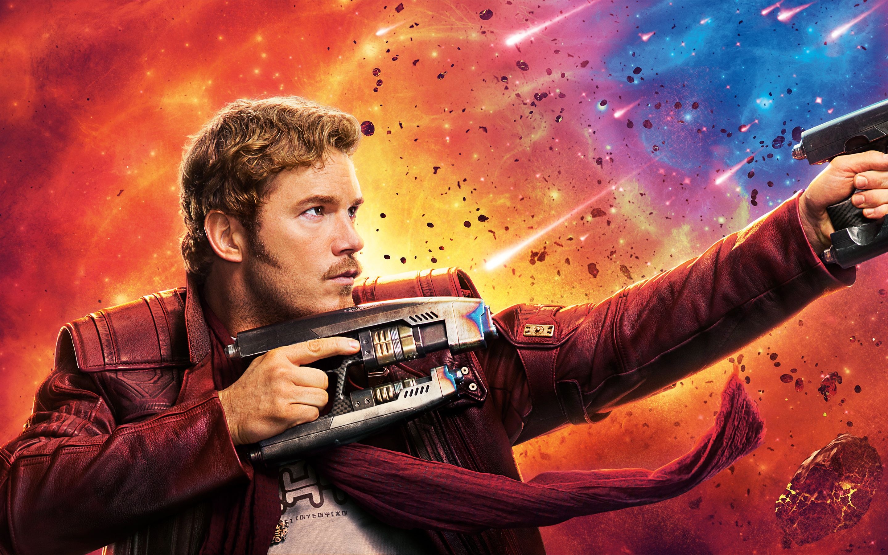 Chris Pratt, Star-Lord, Guardians of the Galaxy, Les Gardiens de la Galaxie, 2880x1800 HD Desktop