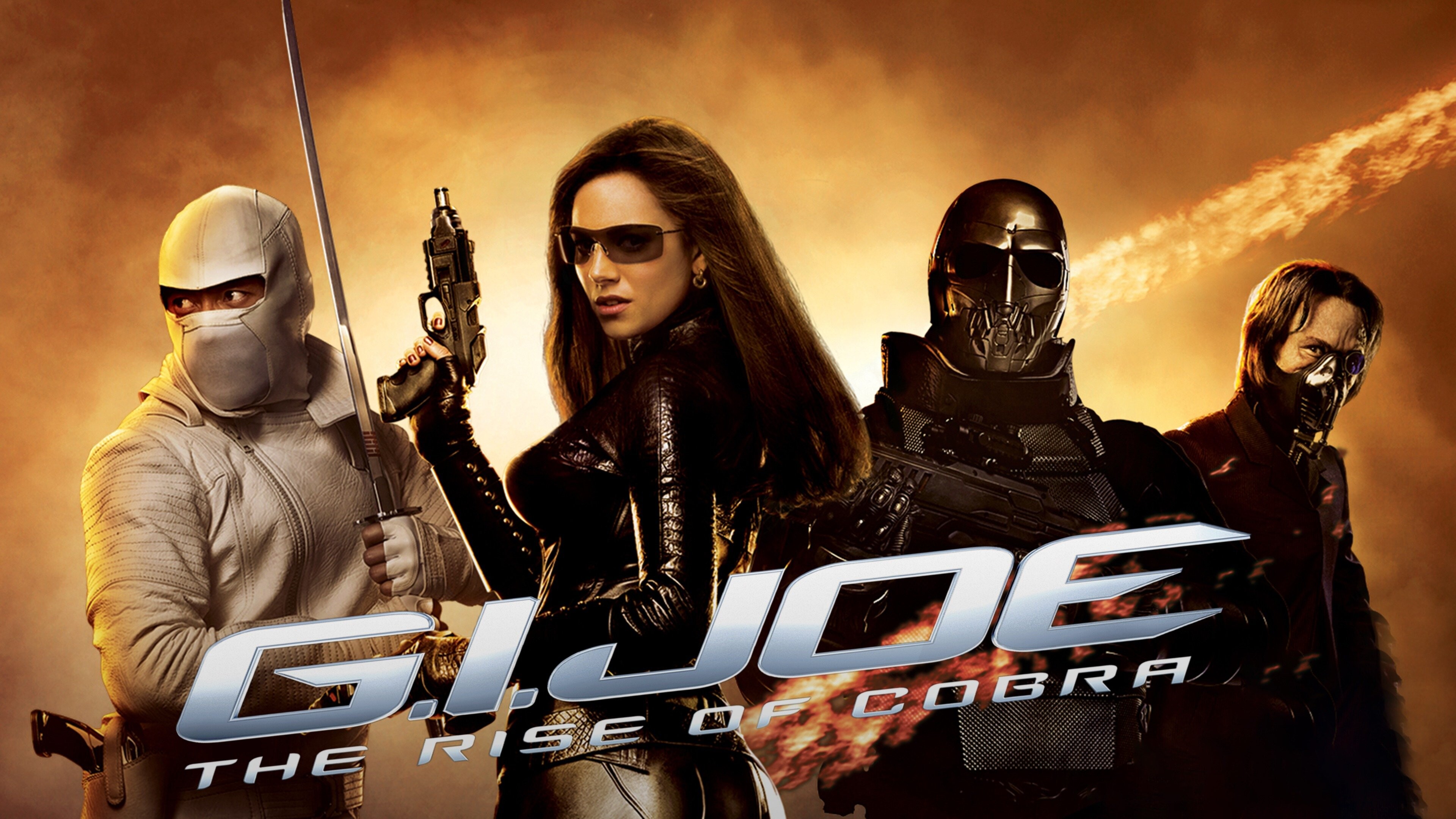 G.I. Joe (Movie): The Rise Of Cobra, Science Fiction Action Film, Stephen Sommers, 2009. 3840x2160 4K Background.