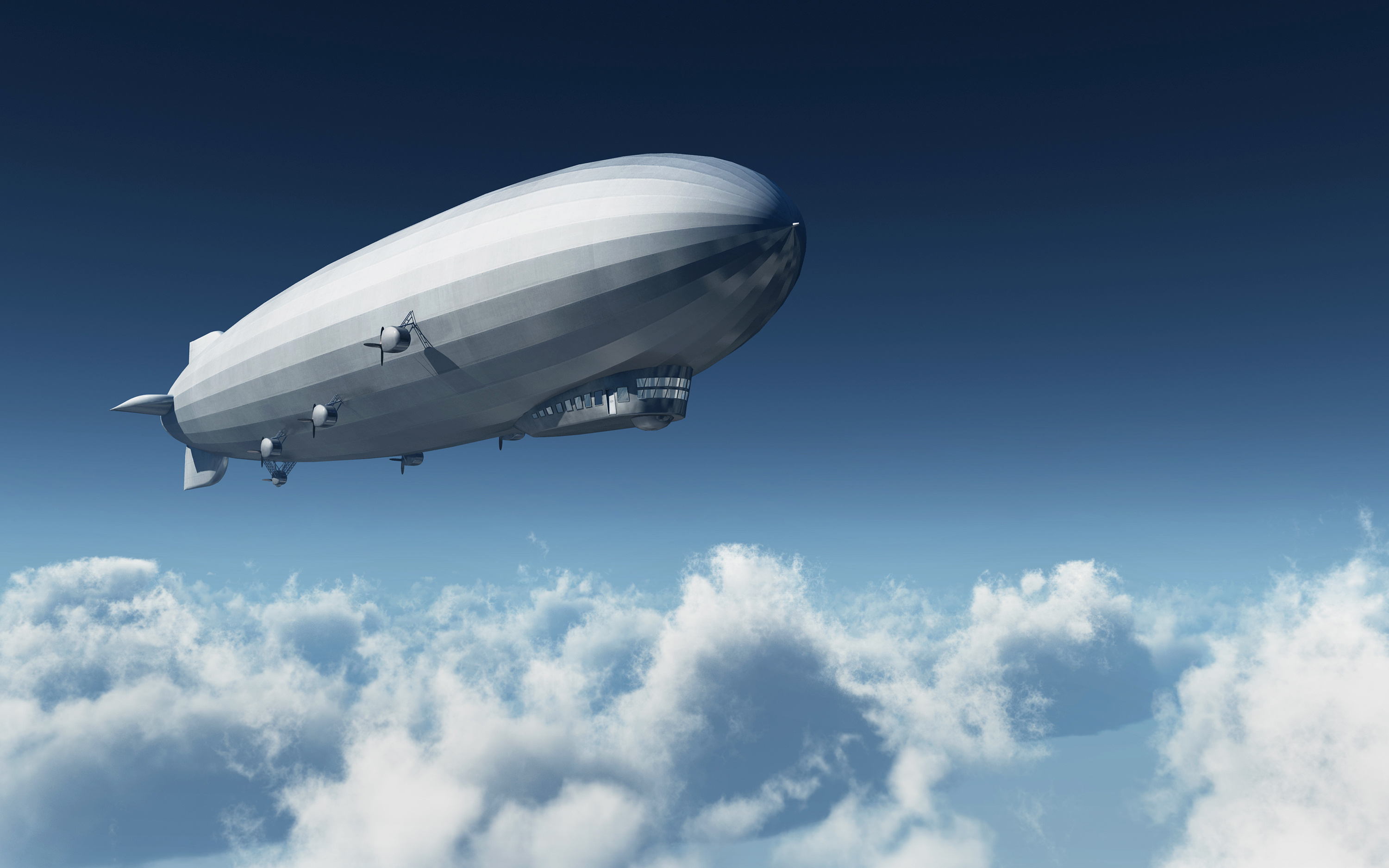 The legacy of Zeppelin airship, Powered by Northrop Grumman, 3000x1880 HD Desktop