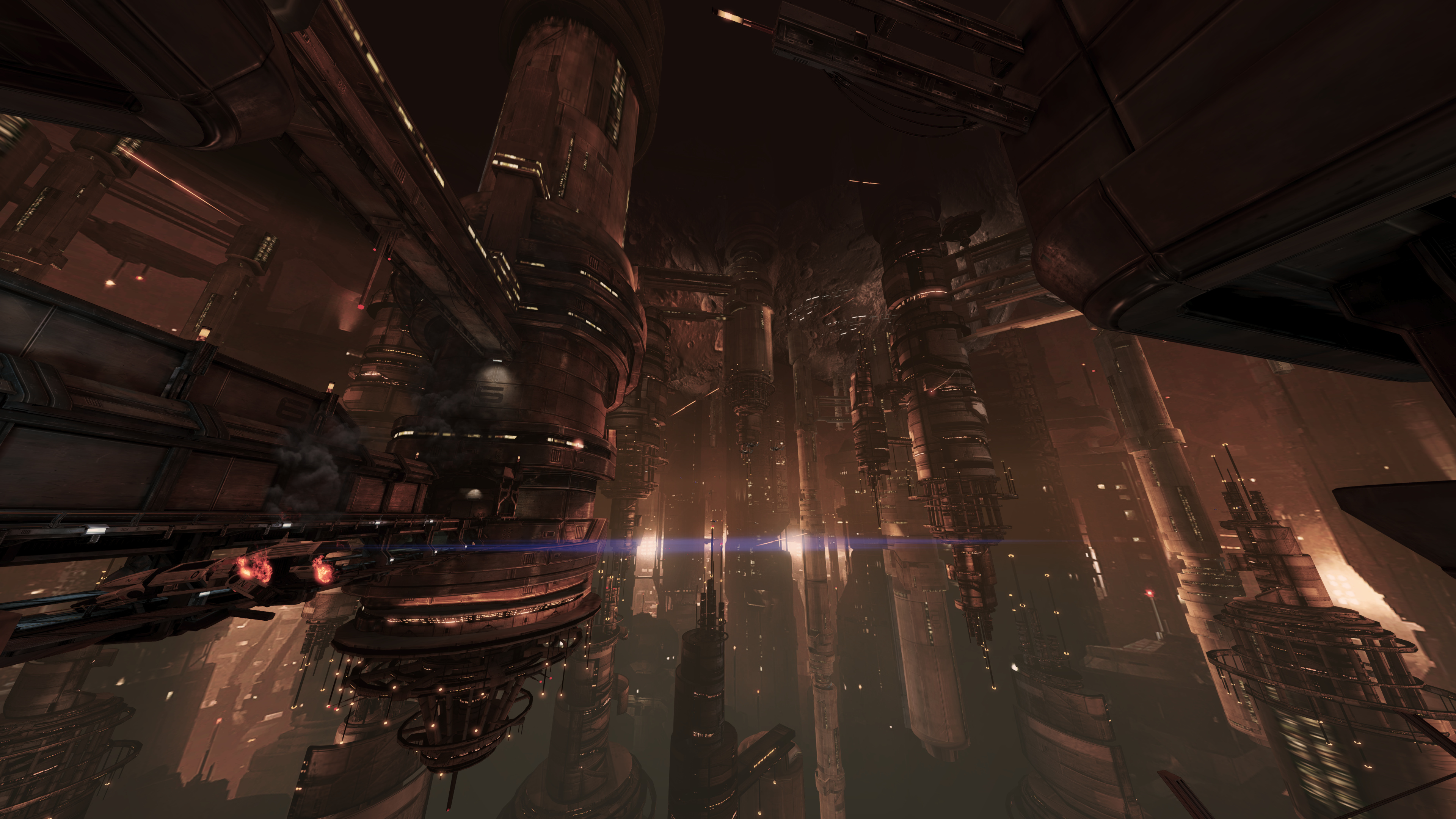Mass Effect 3: Omega, Space station, Science fiction, HD wallpaper, 3840x2160 4K Desktop