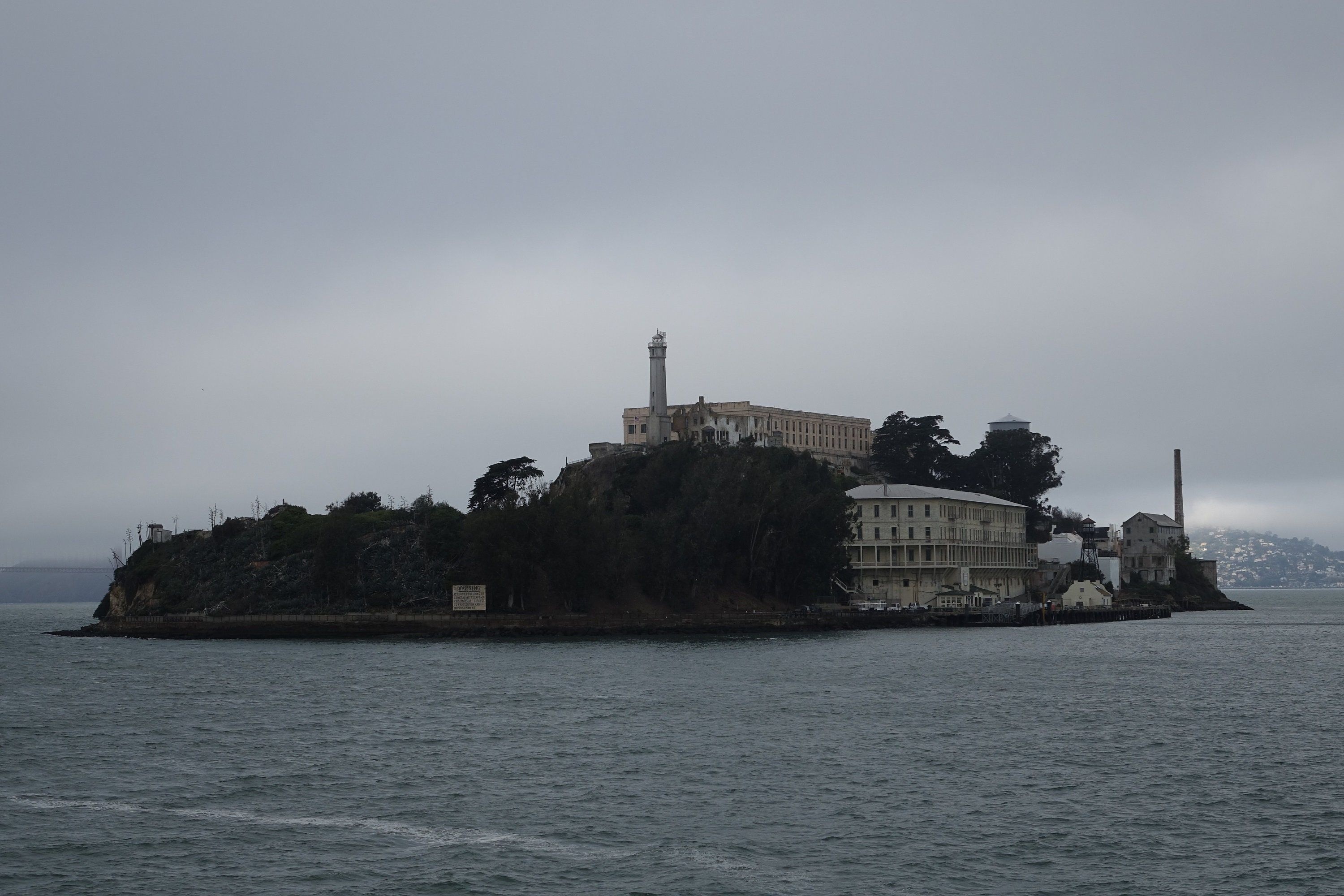 Hochglanzposter des Alcatraz-Gefängnisses, 3000x2000 HD Desktop