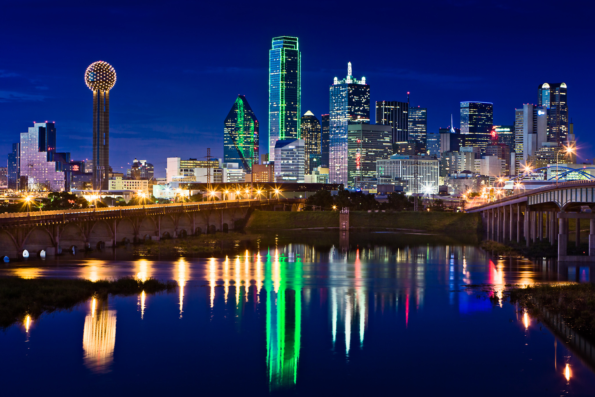 Dallas Skyline, Downtown Dallas, Urban cityscape, Texas, 2050x1370 HD Desktop