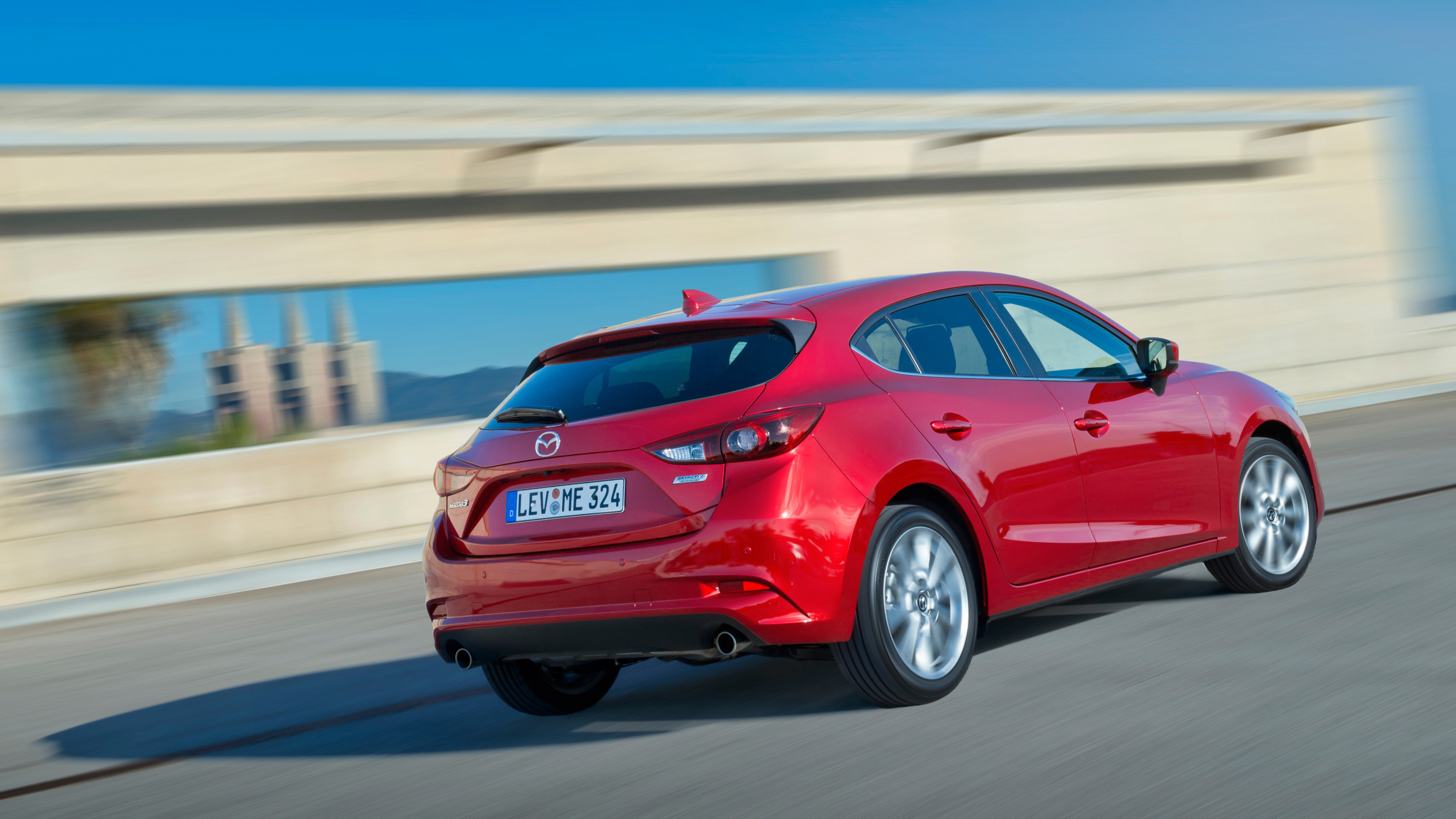 Mazda 3, Auto excellence, Stylish design, Urban performance, 3840x2160 4K Desktop