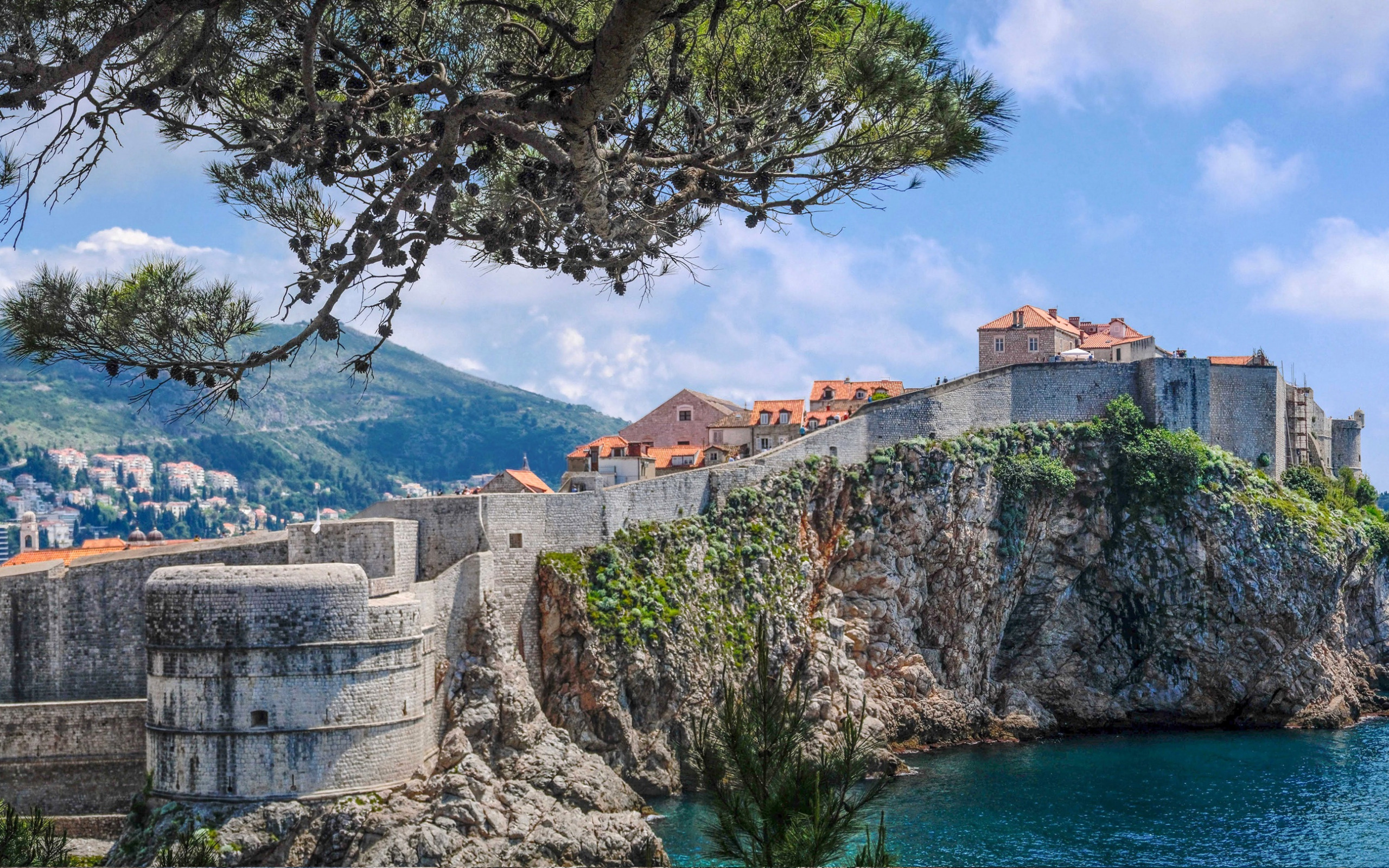 Dubrovnik summer, Adriatic sea coast, Travel destination, Croatia cityscape, 2560x1600 HD Desktop