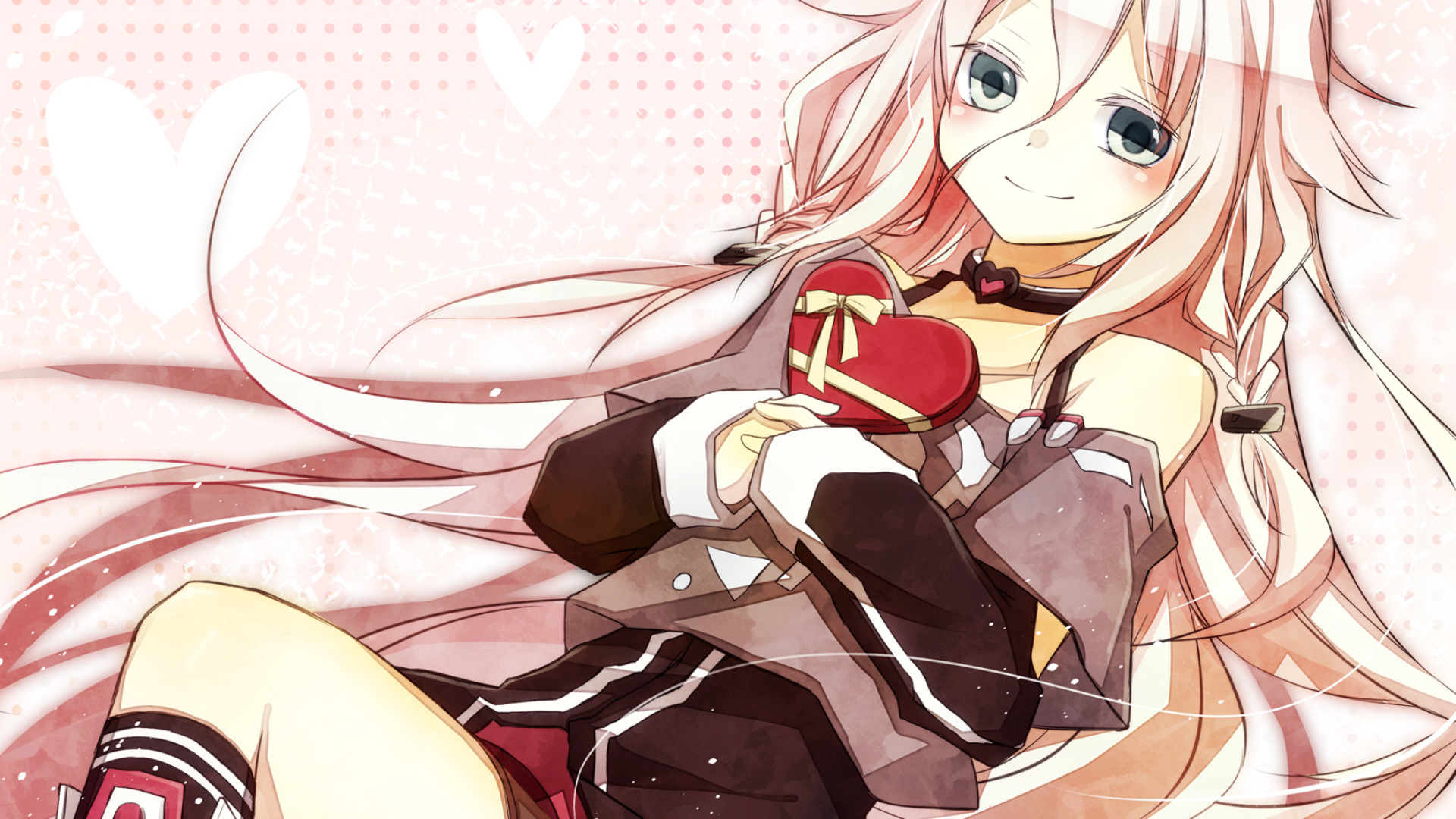 IA Vocaloid, High-definition wallpaper, Anime-inspired character, Captivating visuals, 1920x1080 Full HD Desktop