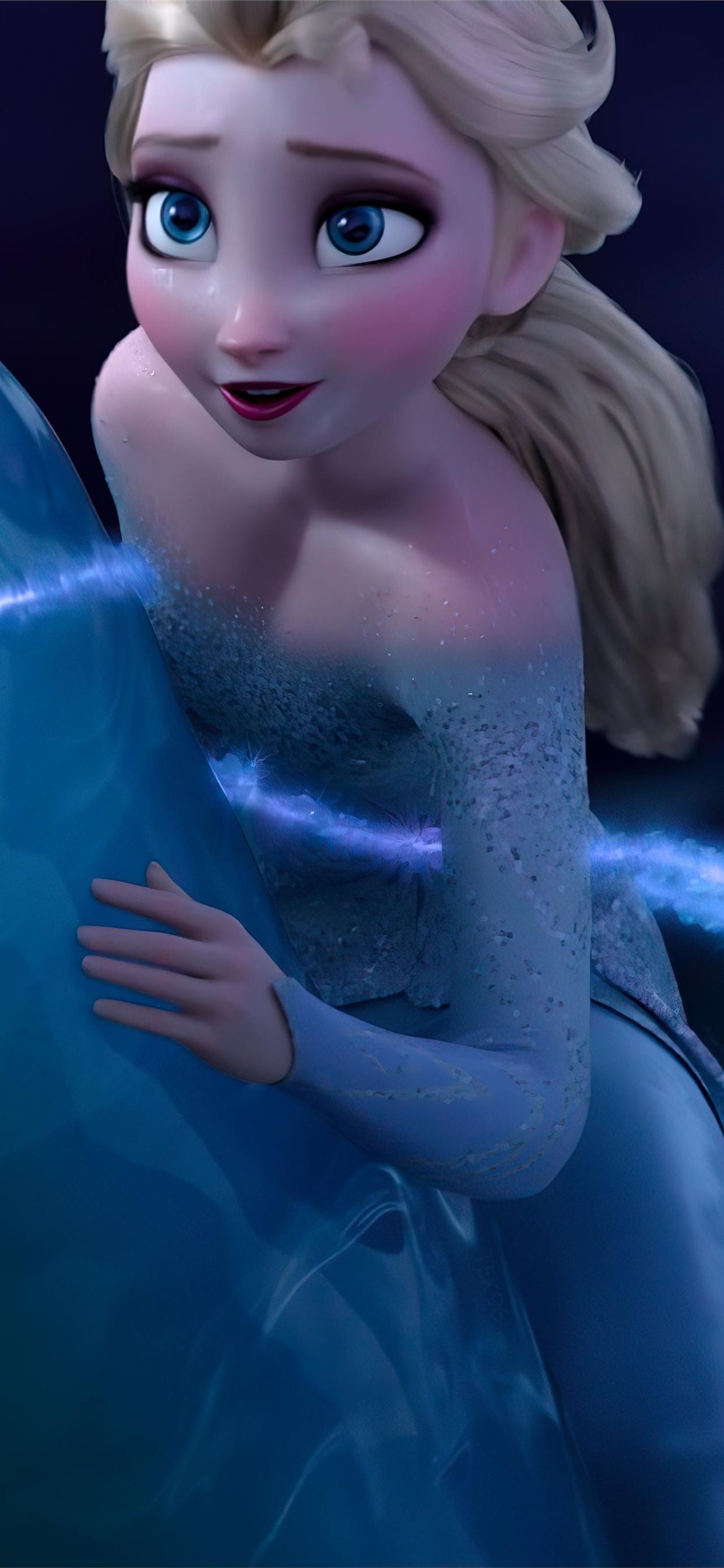 Elsa, Frozen, Animation, Popular logo wallpapers, 1250x2690 HD Phone