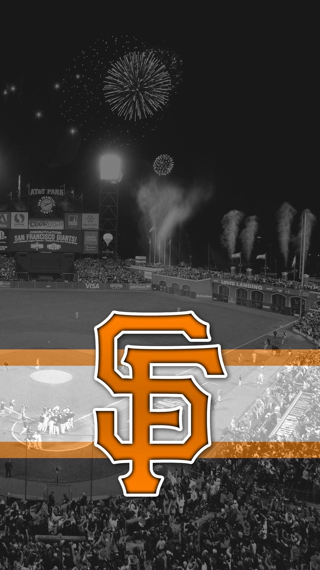 San Francisco Giants: The team won consecutive National League pennants in 1888 and 1889. 1080x1920 Full HD Wallpaper.