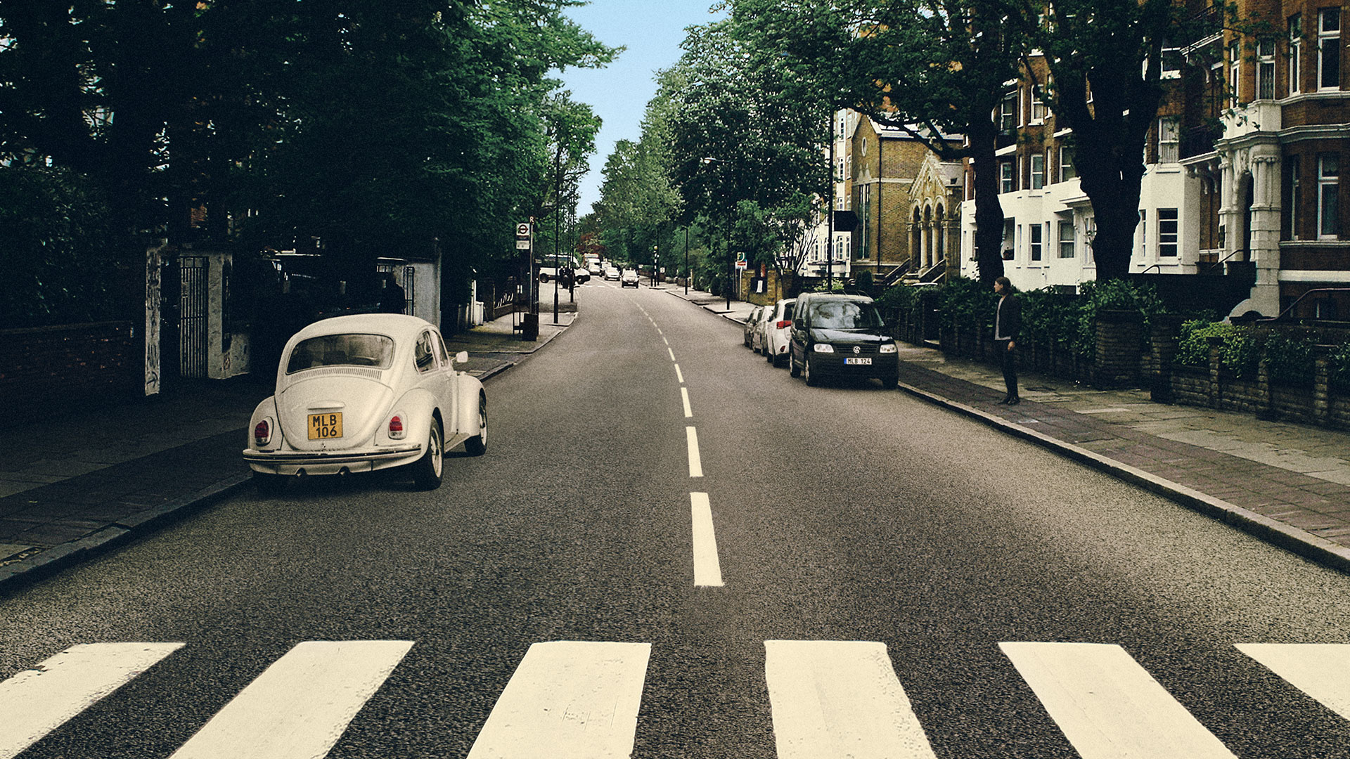 Abbey Road, Iconic crosswalk, Beatles tribute, London landmark, 1920x1080 Full HD Desktop
