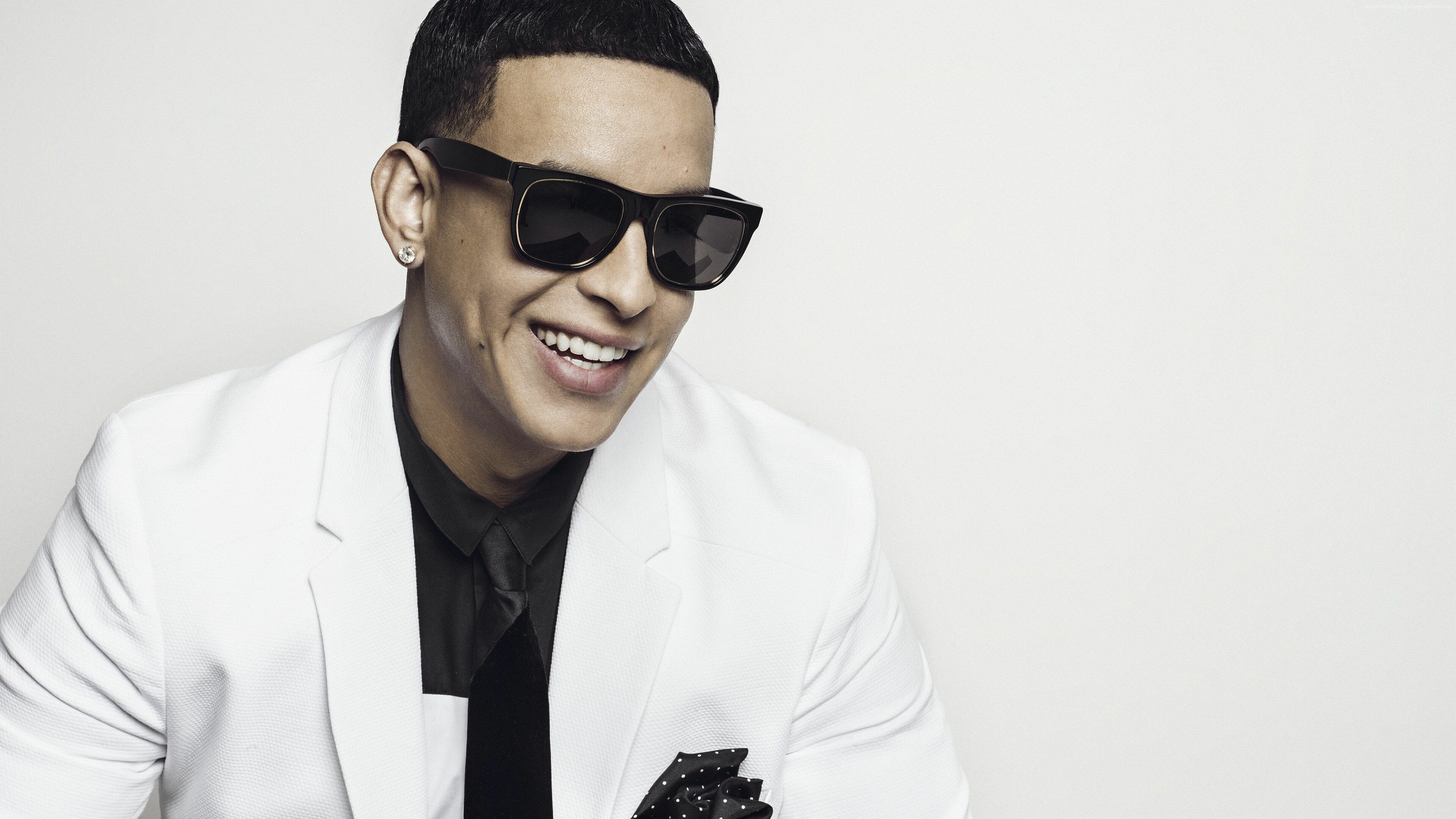 Daddy Yankee: The artist who coined the word reggaeton in 1991 in the mixtape Playero 34. 3840x2160 4K Background.