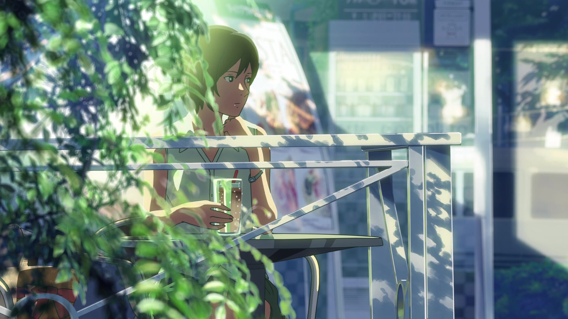 The Garden of Words: Anime, Makoto Shinkai, Yukari Yukino, voiced by Kana Hanazawa. 1920x1080 Full HD Background.