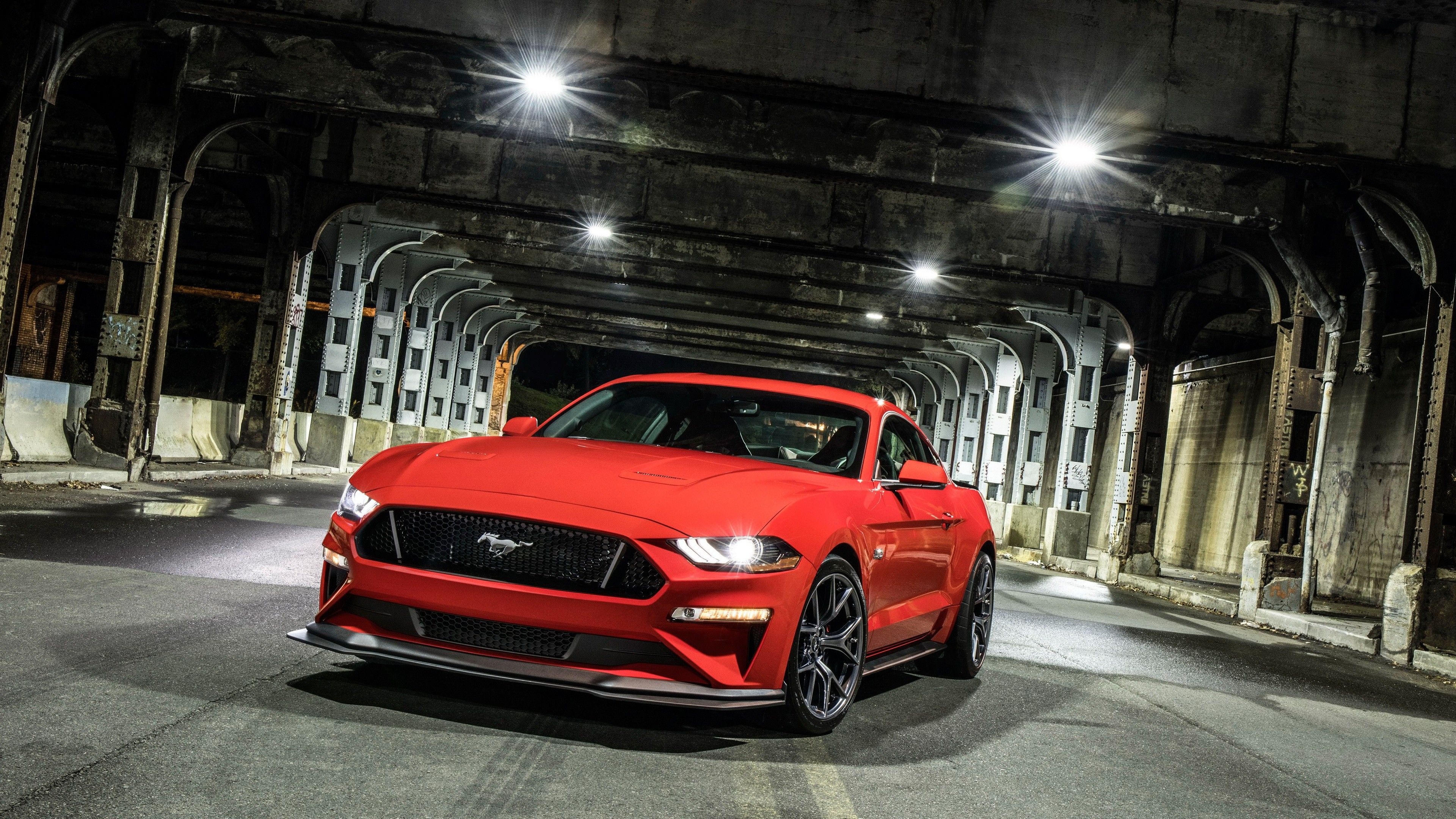 Ford Mustang GT, Muscle car power, Automotive design, Performance vehicle, Sleek lines, 3840x2160 4K Desktop