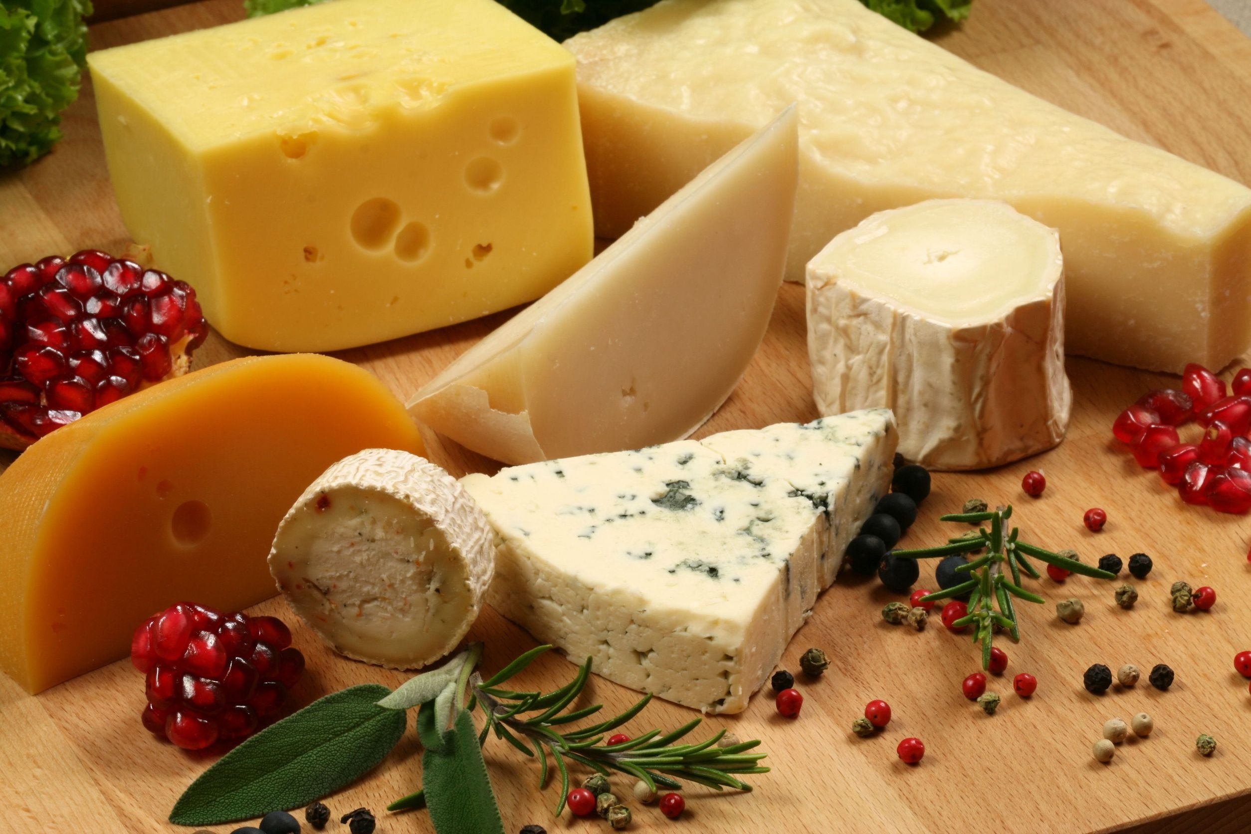 Cheese: Made from the milk of cows, goats, sheep, water buffalo, horses, llamas, and yaks. 2510x1680 HD Wallpaper.